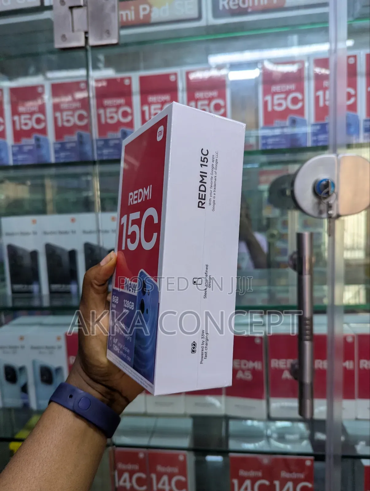 New Xiaomi Redmi 15C 4G 128 GB Black