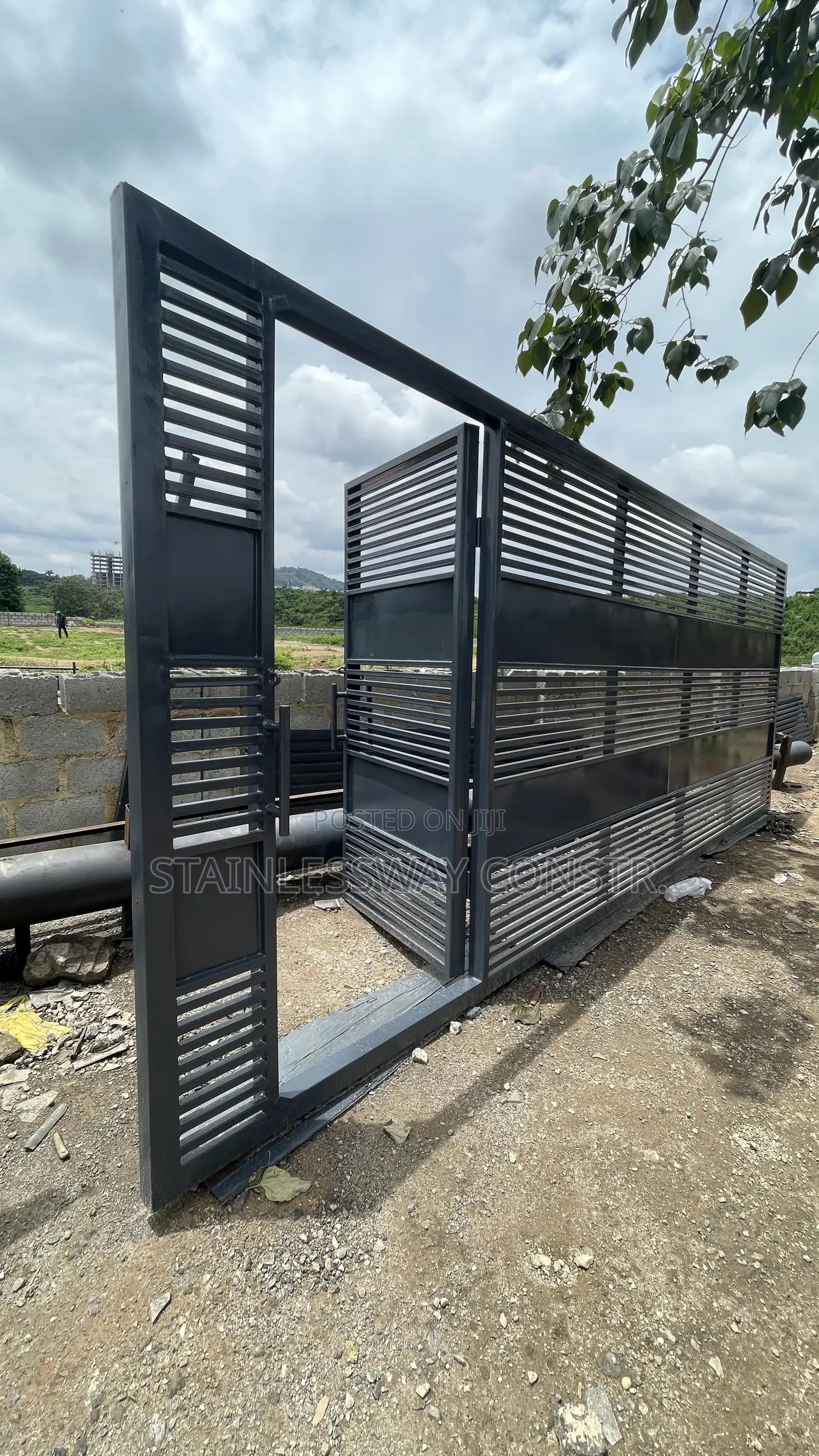 Metal Simple Horizon Roller Gate
