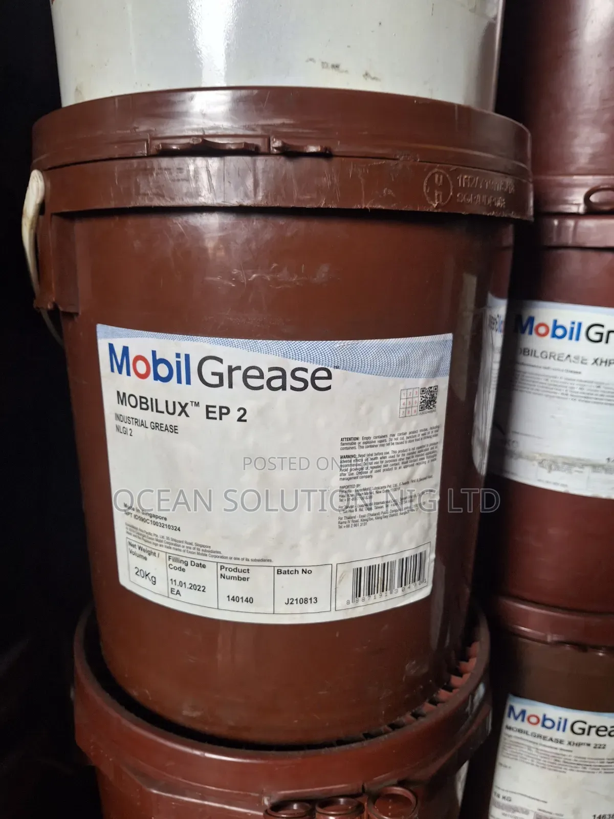 Mubilux Ep2 Industrial Grease