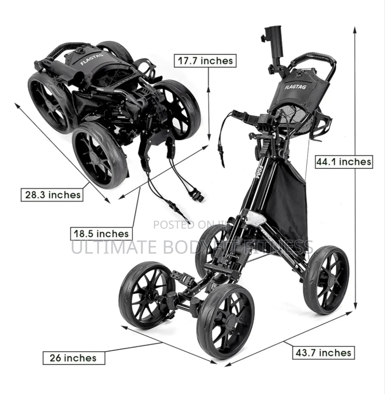 Brand New 4wheel Golf Trolley