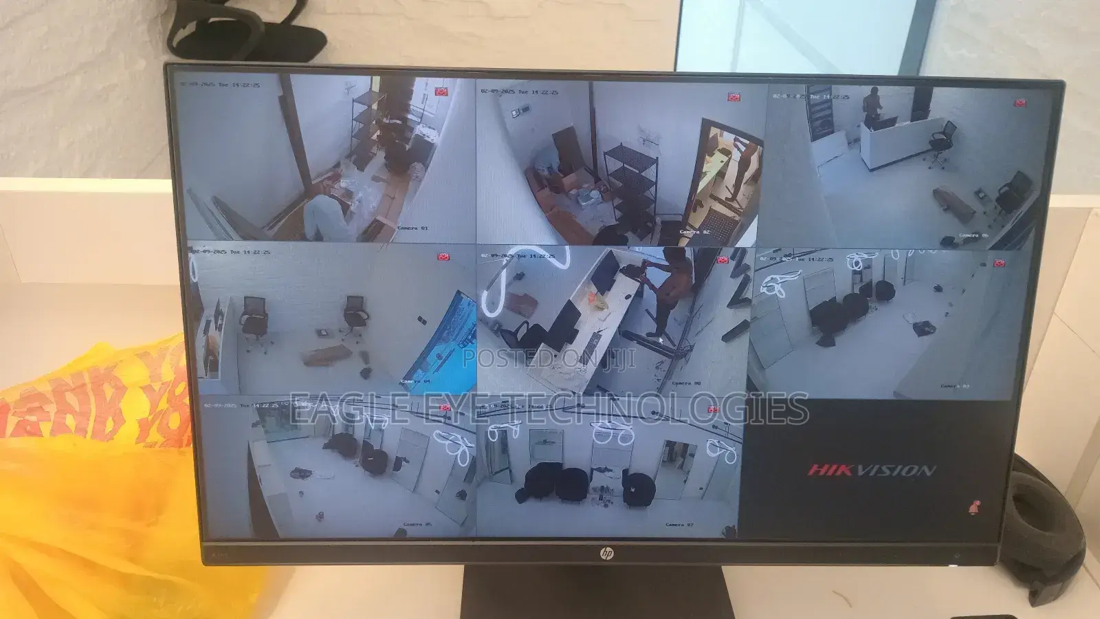 CCTV Installation Around Island Axis