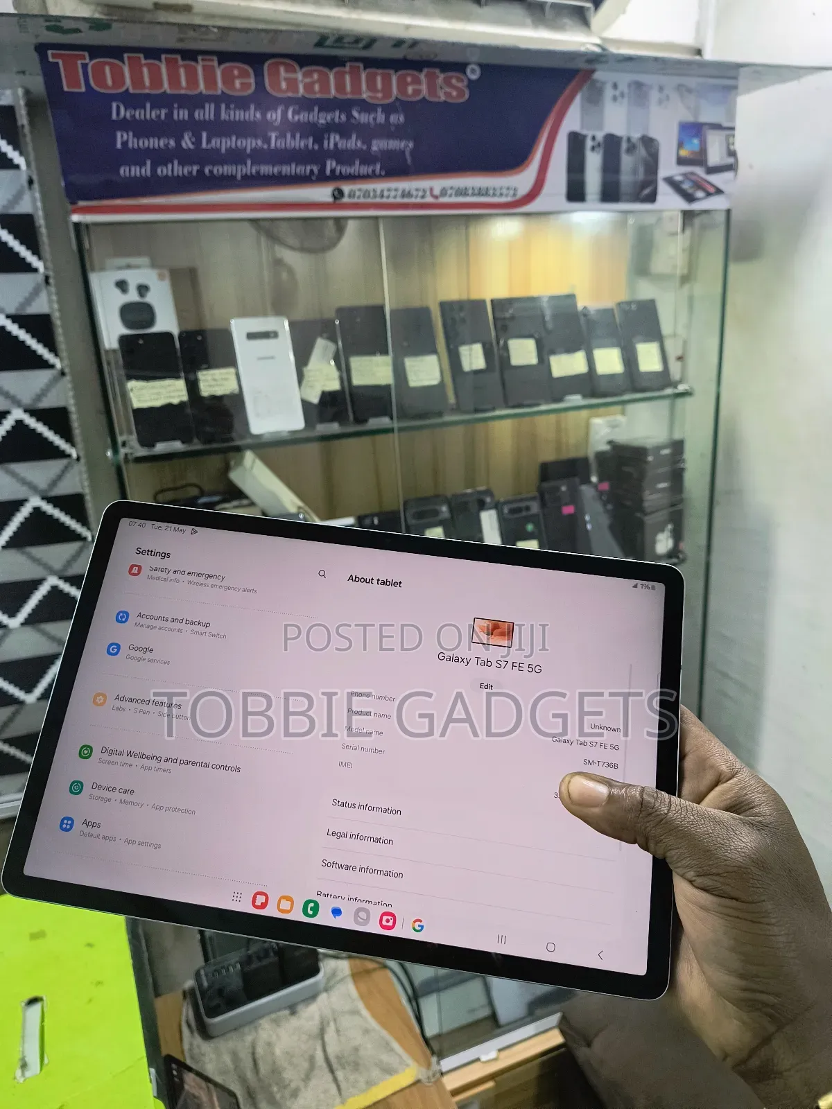 Samsung Galaxy Tab S7 FE 128 GB Silver