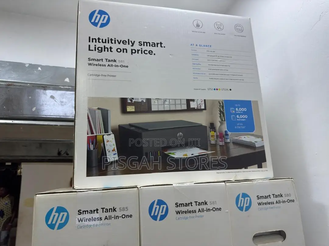 Hp Smart Tank 581 Wireless All-in-One Printer