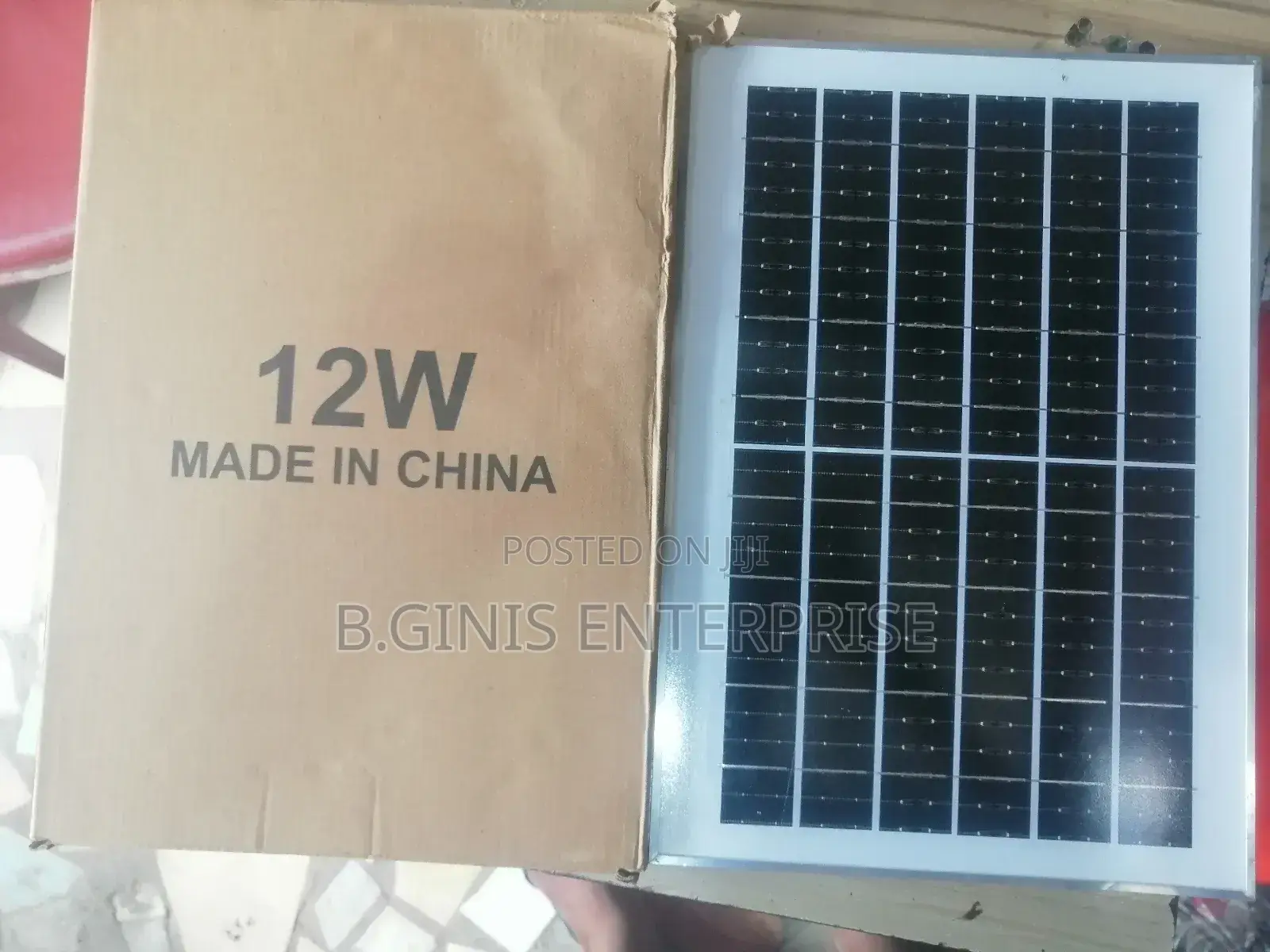 12w Panel With Charging Wire