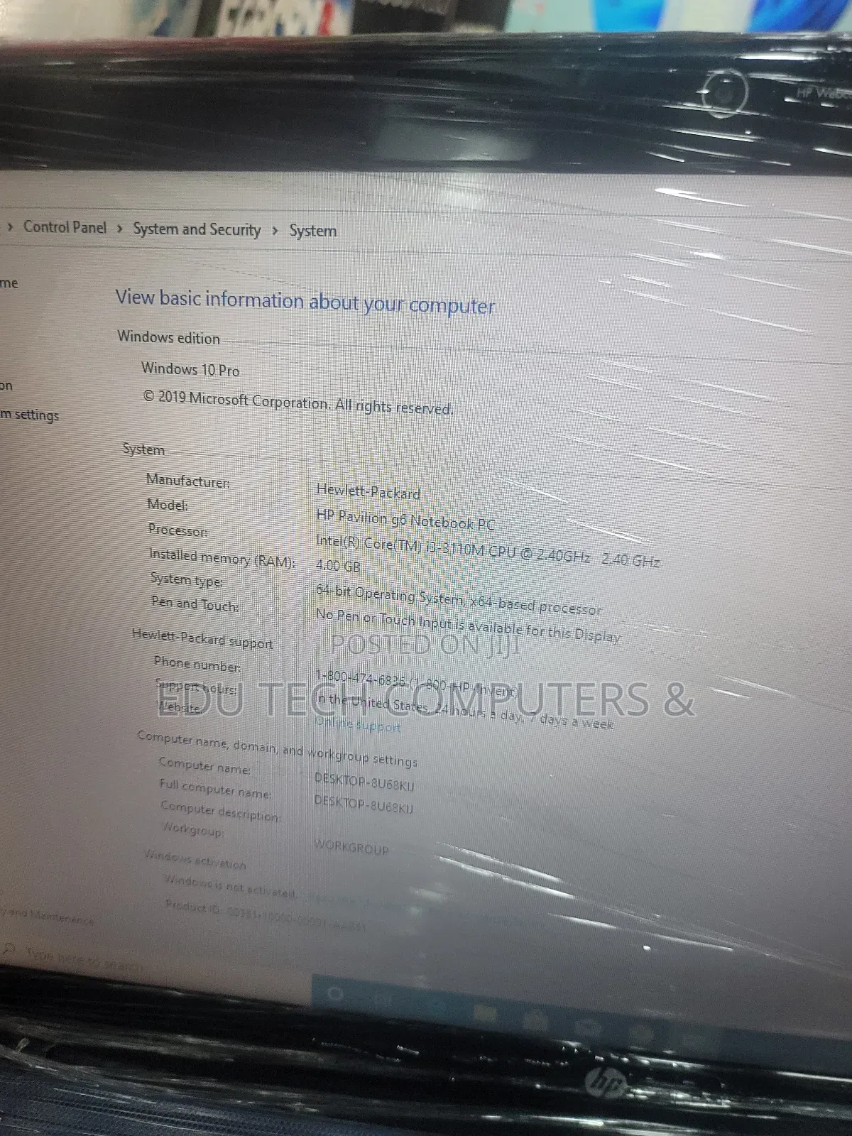 Laptop HP Pavilion G6 4GB Intel Core i3 HDD 320GB