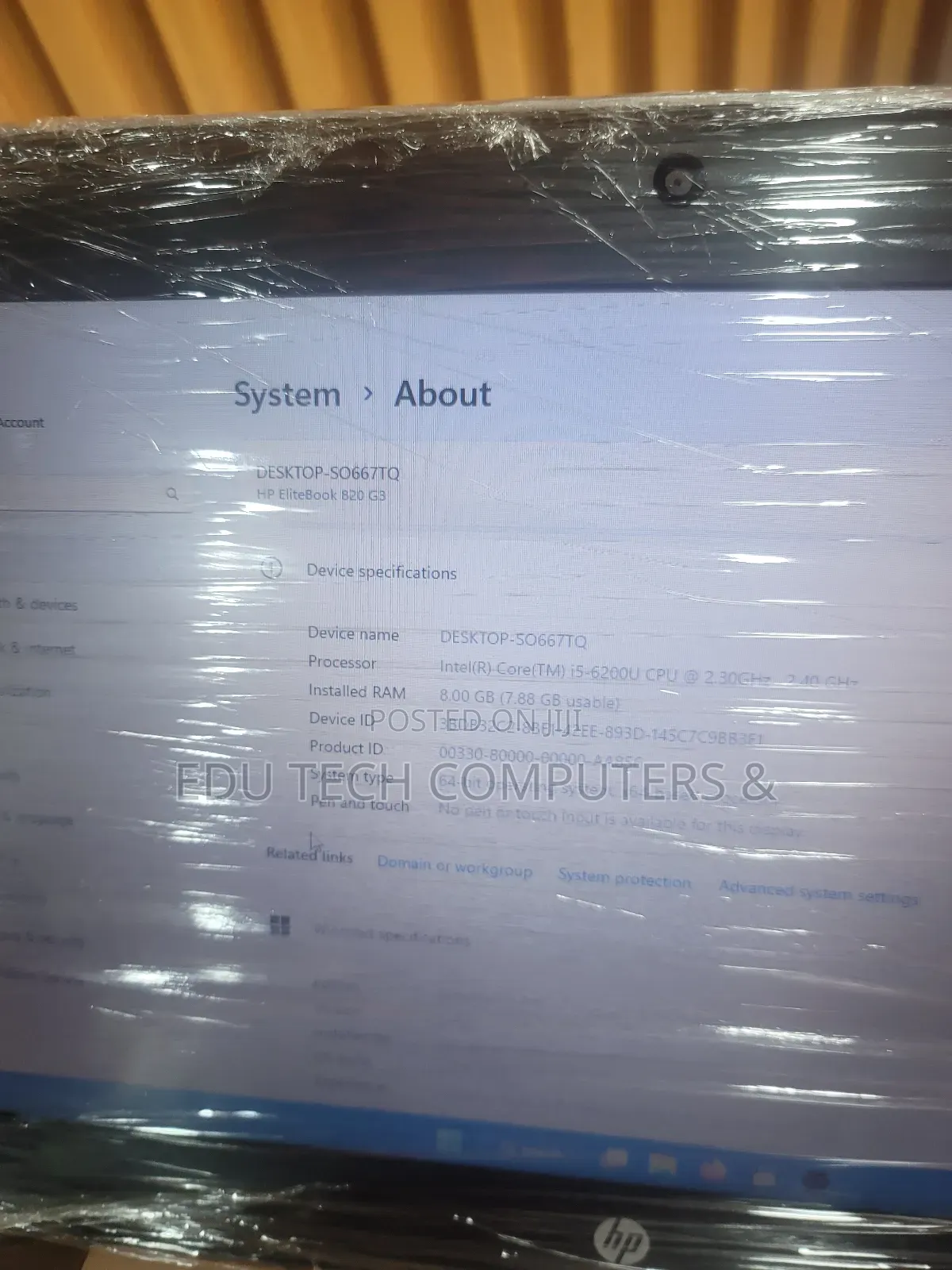 Laptop HP EliteBook 820 G3 8GB Intel Core I5 SSD 256GB