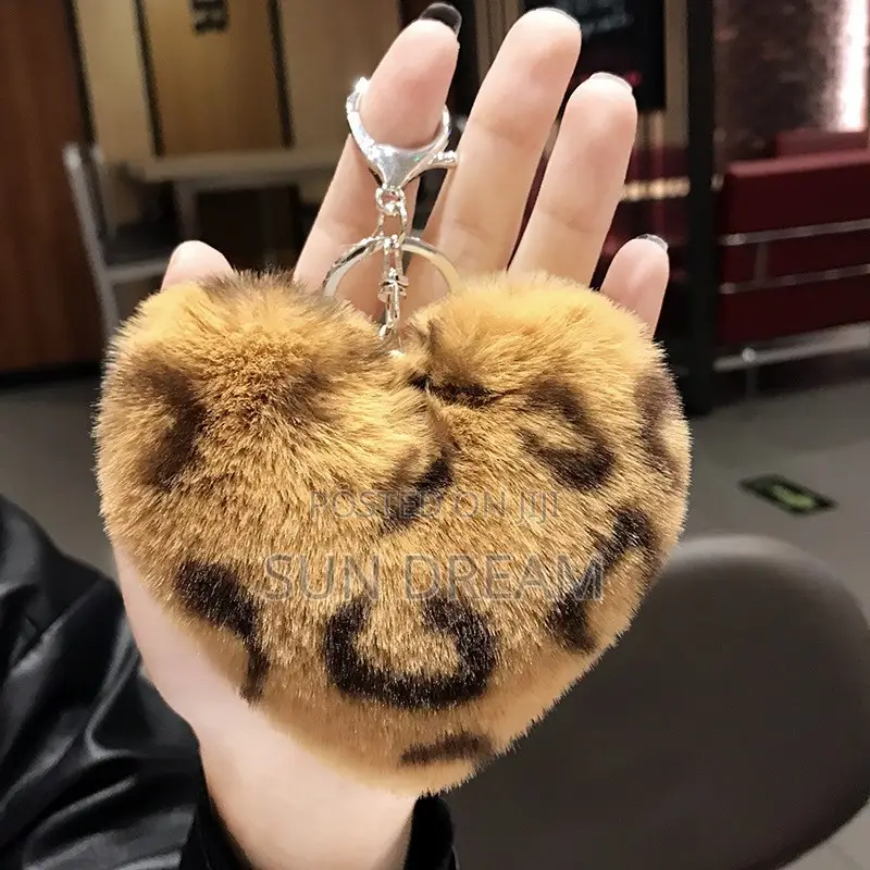 Furry Charm Bag Ornament Bag Charms Key Holder Gift
