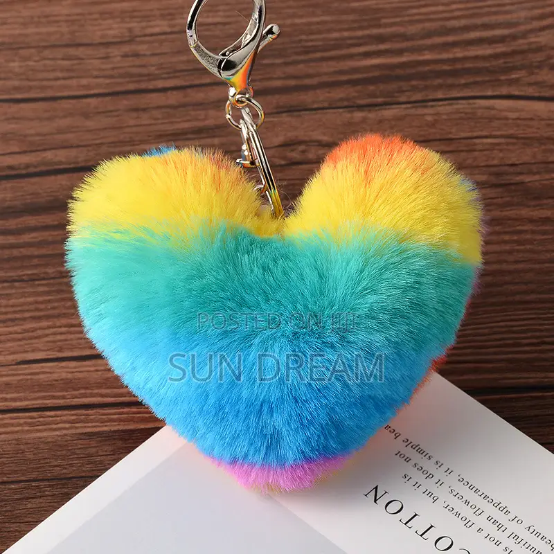 Furry Charm Bag Ornament Bag Charms Key Holder Gift