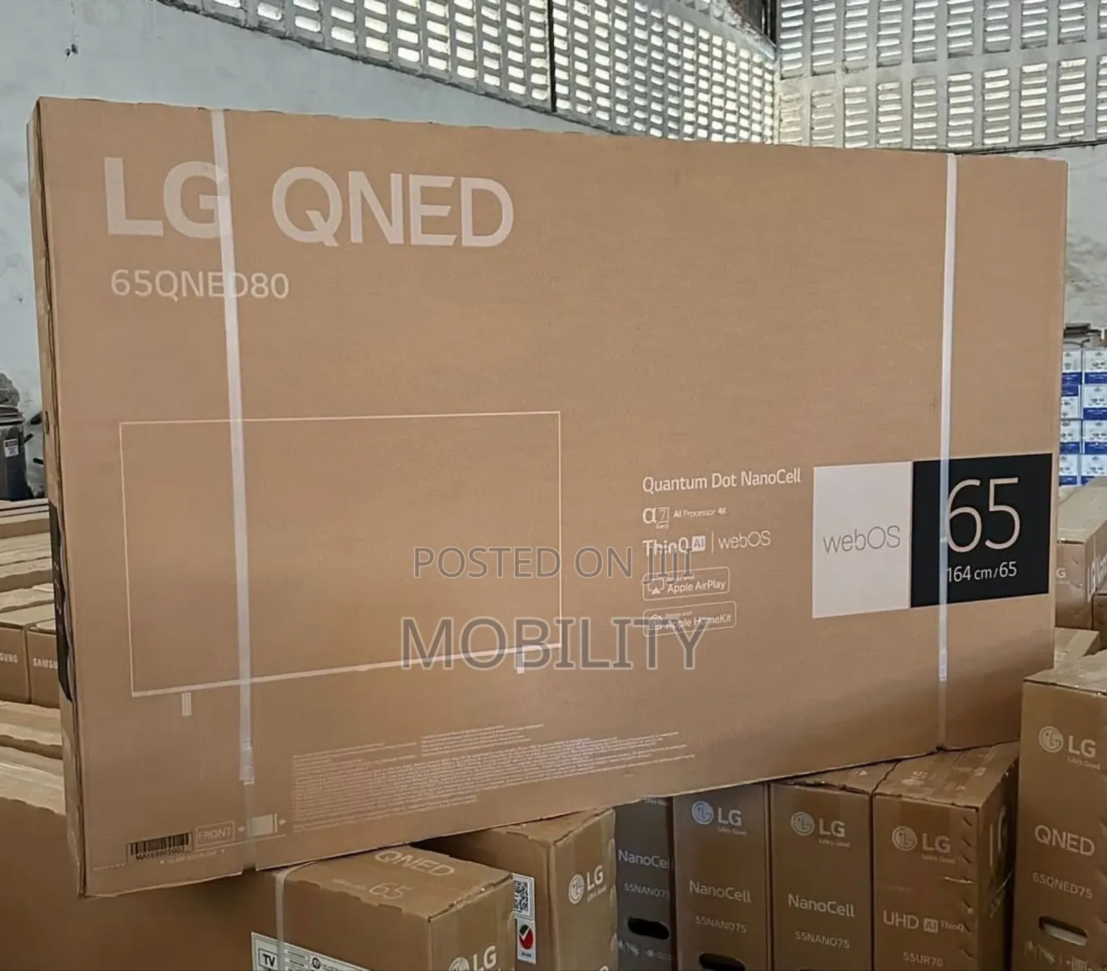 Lg 65" Qned Television Qned80t6b