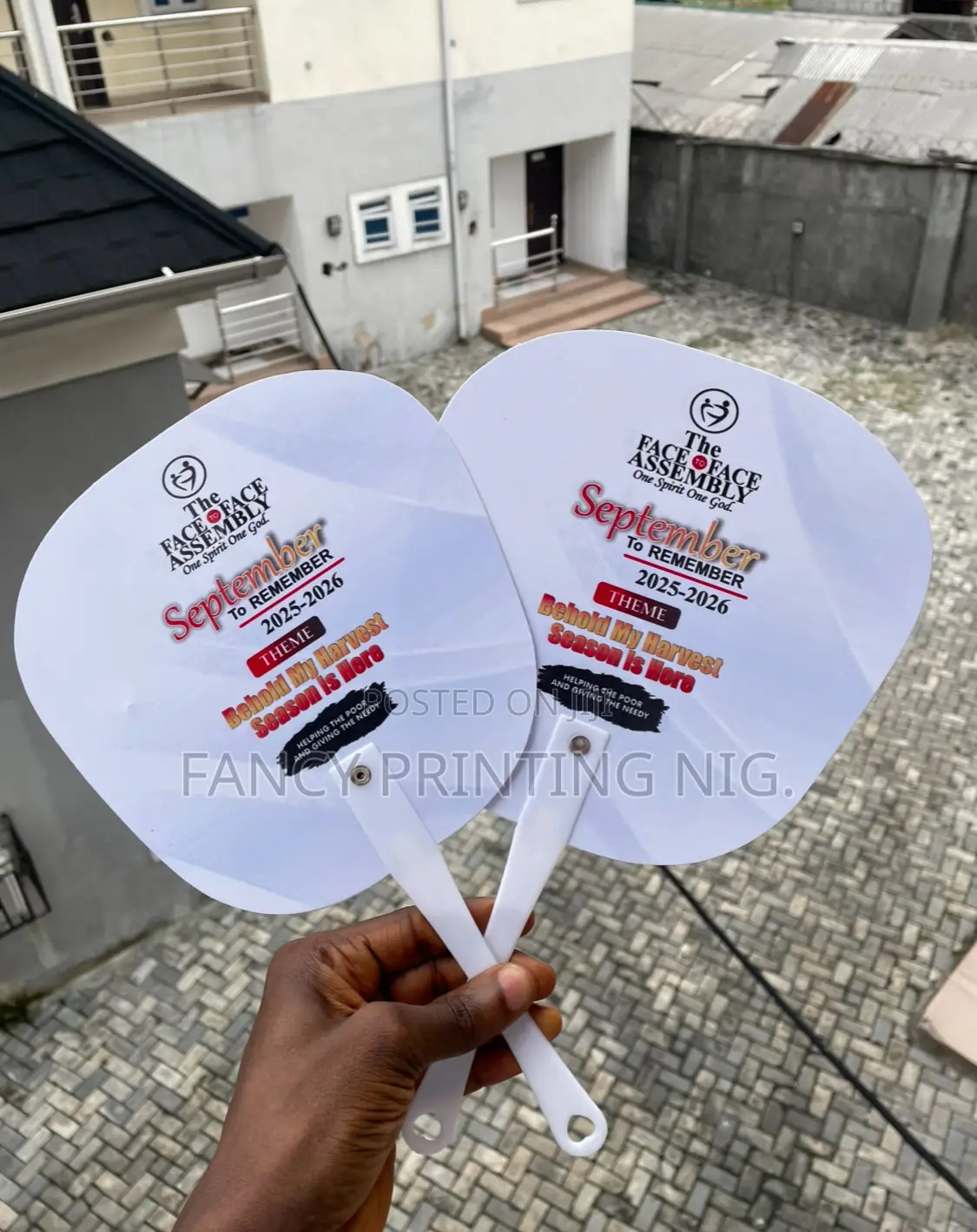 Customized Souvenir Hand Fan for Events Weddings