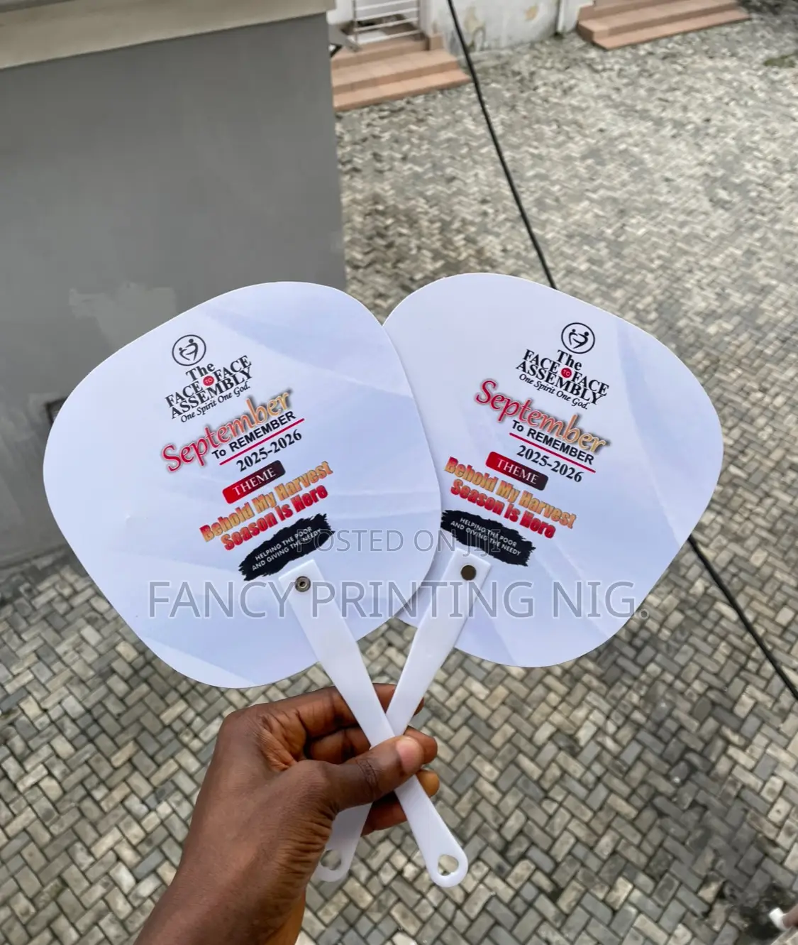 Customized Souvenir Hand Fan for Events Weddings
