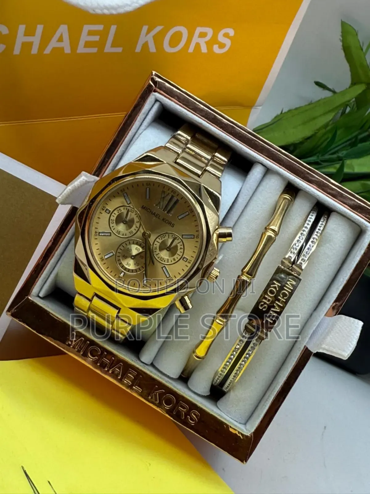 Mmichael Kors Woman Steel Watch and Bracelet