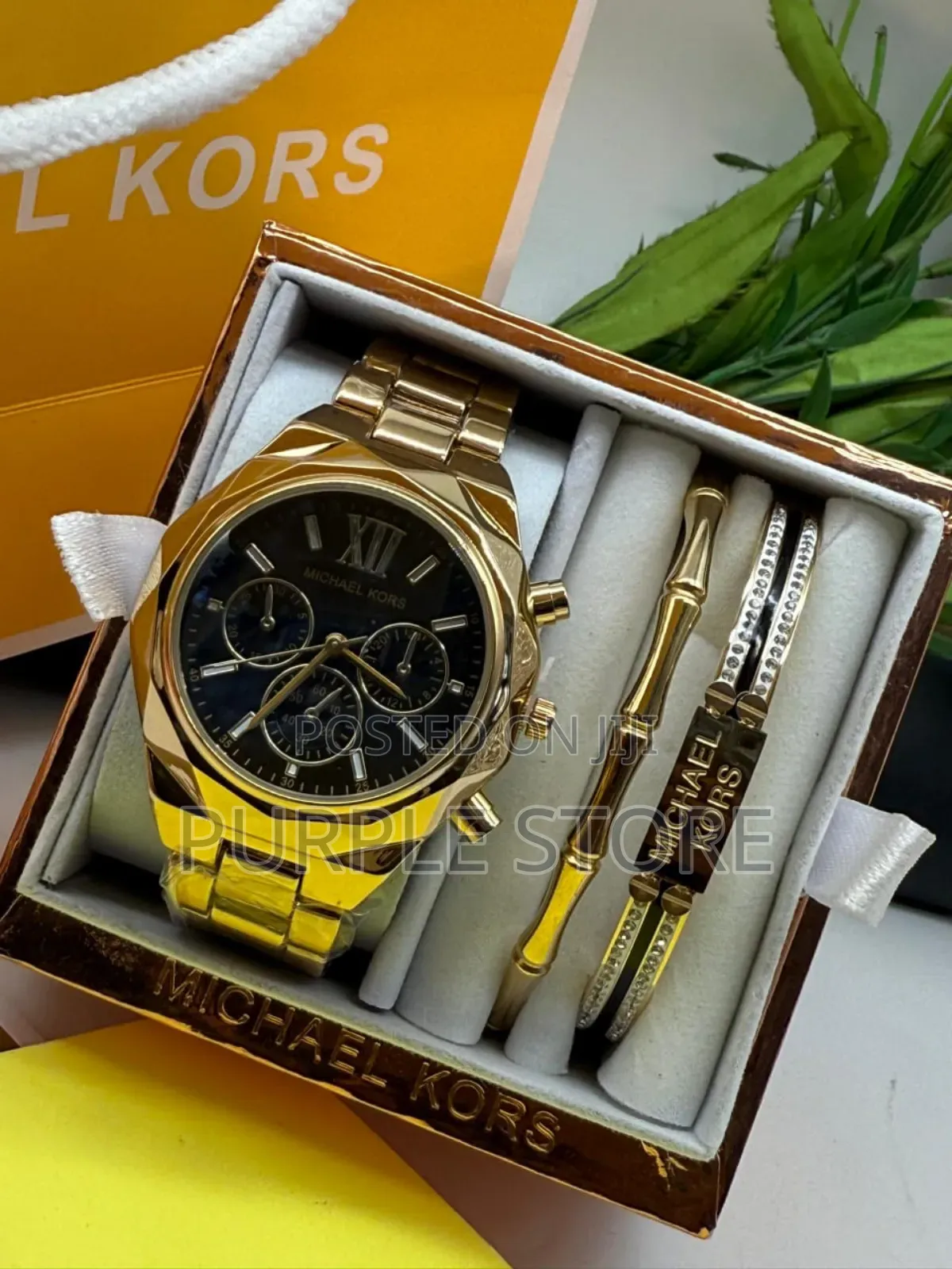 Mmichael Kors Woman Steel Watch and Bracelet