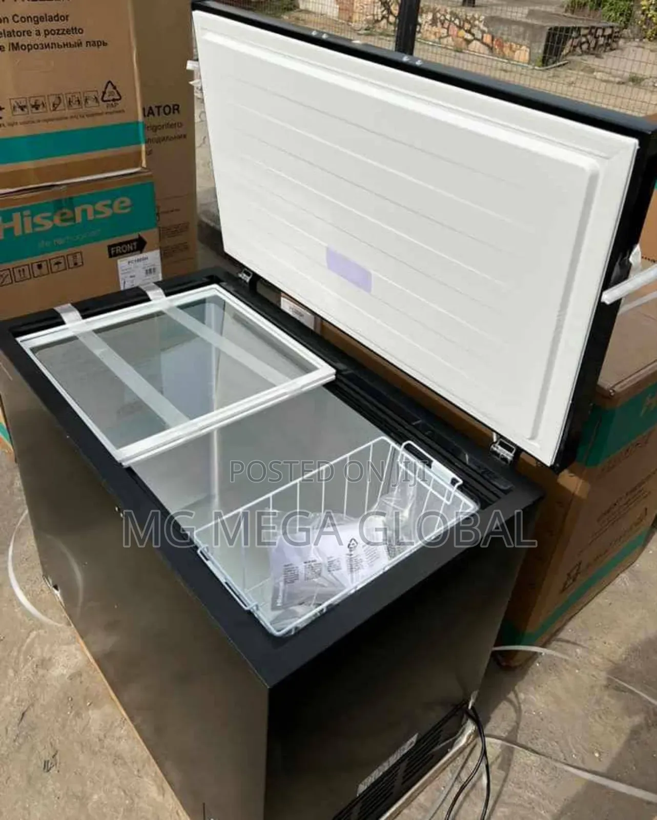 Hisense Freezer 250sh Black