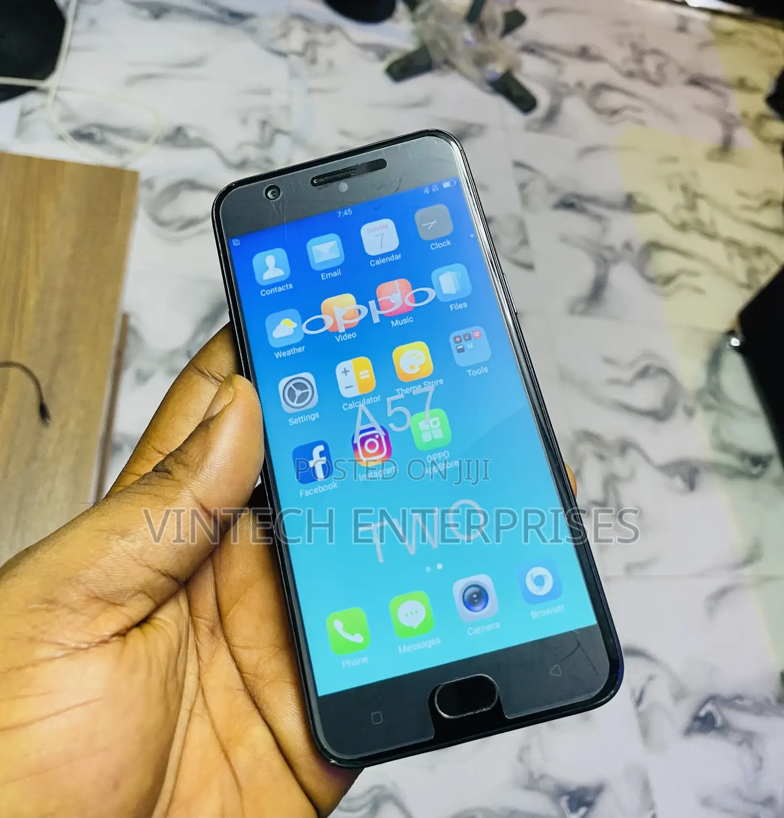 New Oppo A57 128 GB Black