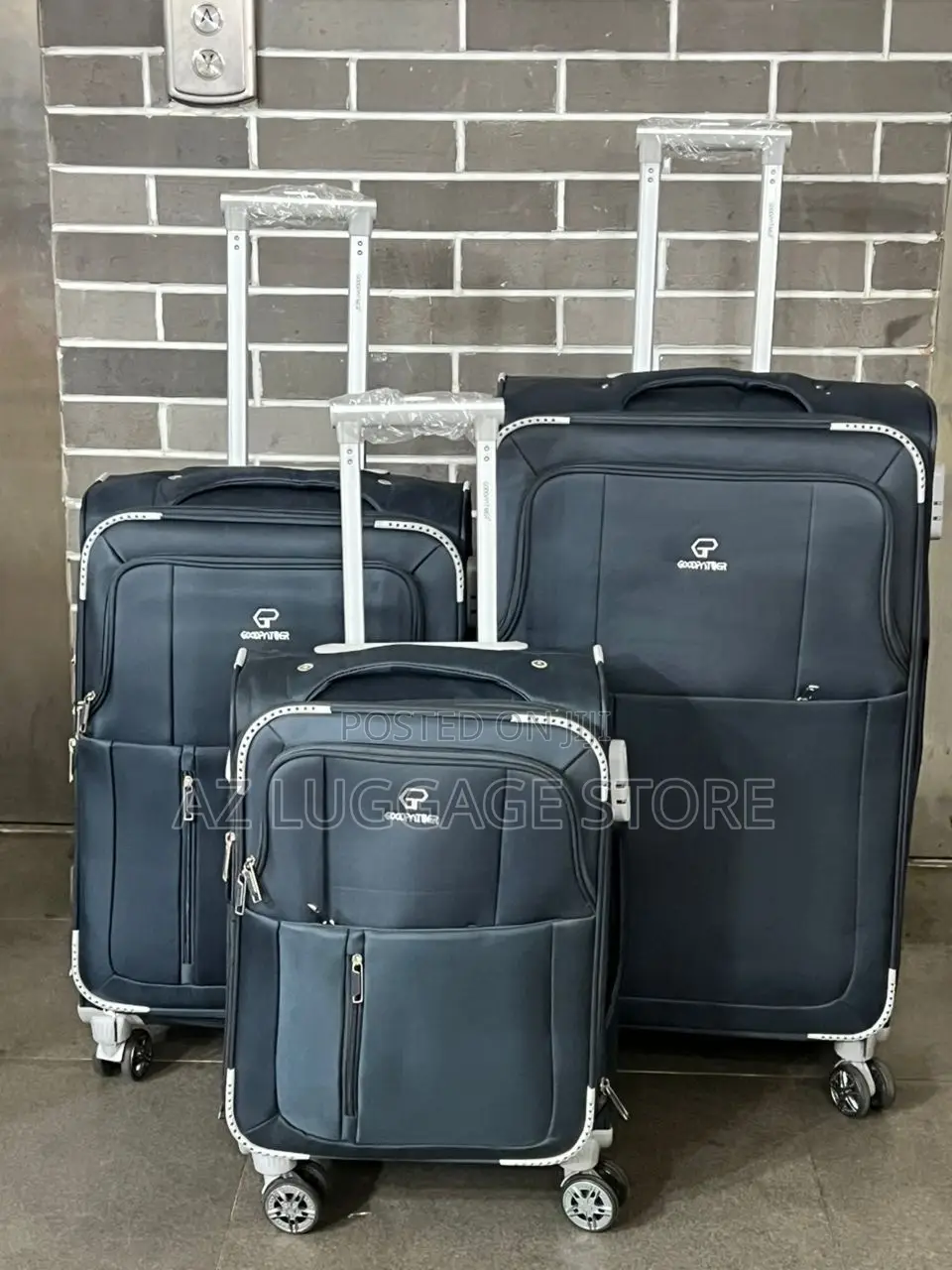 Set of 3 Quality Fabrics Luggage Box