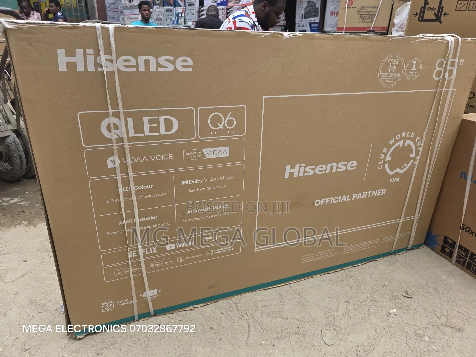 Hhisense 85" Qled Smart Television