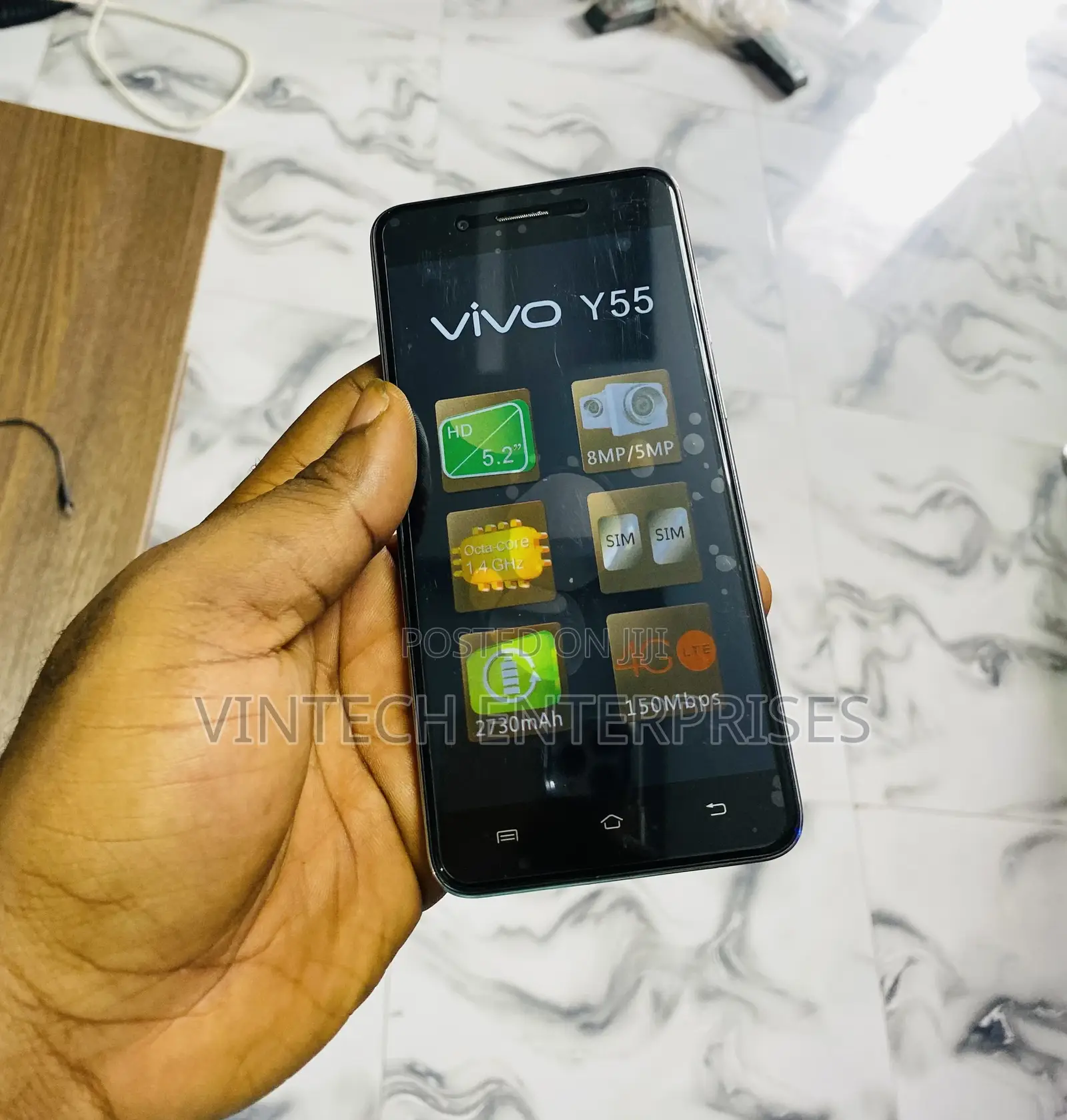 New Vivo Y55 5G 128 GB Silver