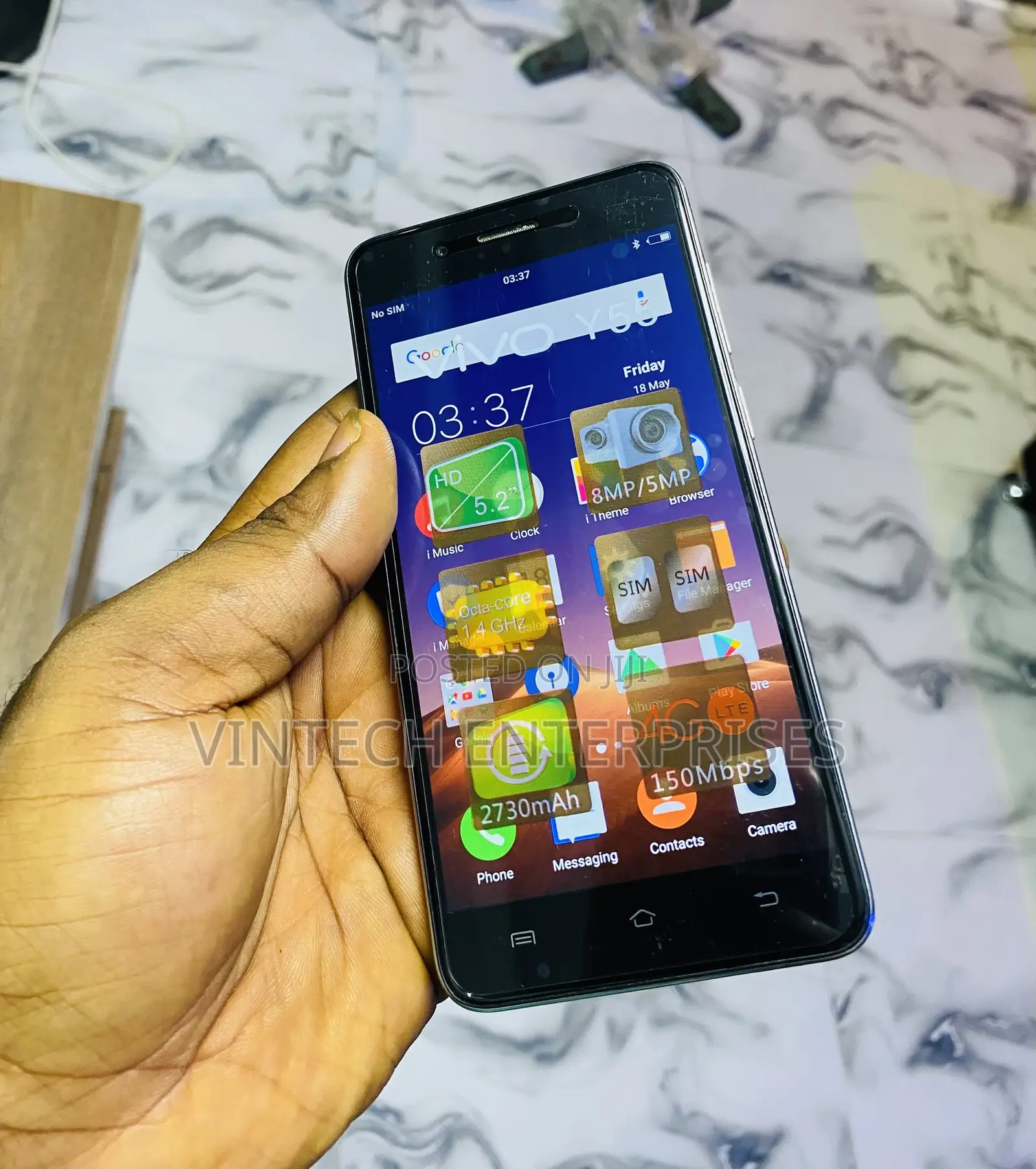 New Vivo Y55 5G 128 GB Silver