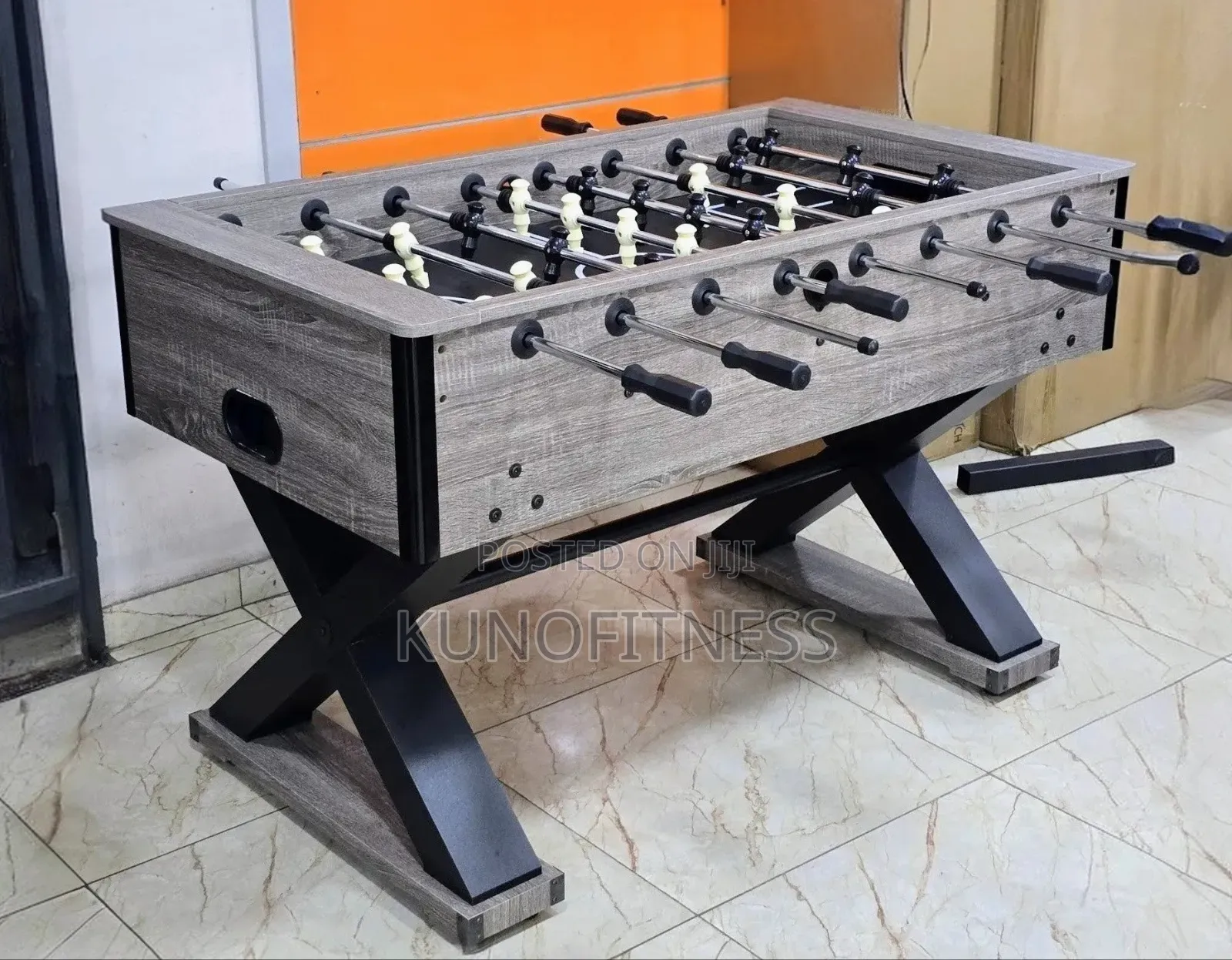 Durable 5ft Foosball Table – Stable Cross Leg Support