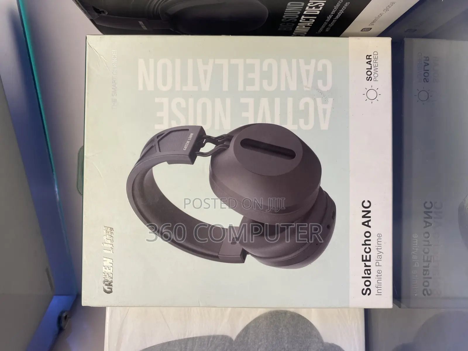Green Lion Solarecho Anc | Solar Charging | Active Noise Cancellation