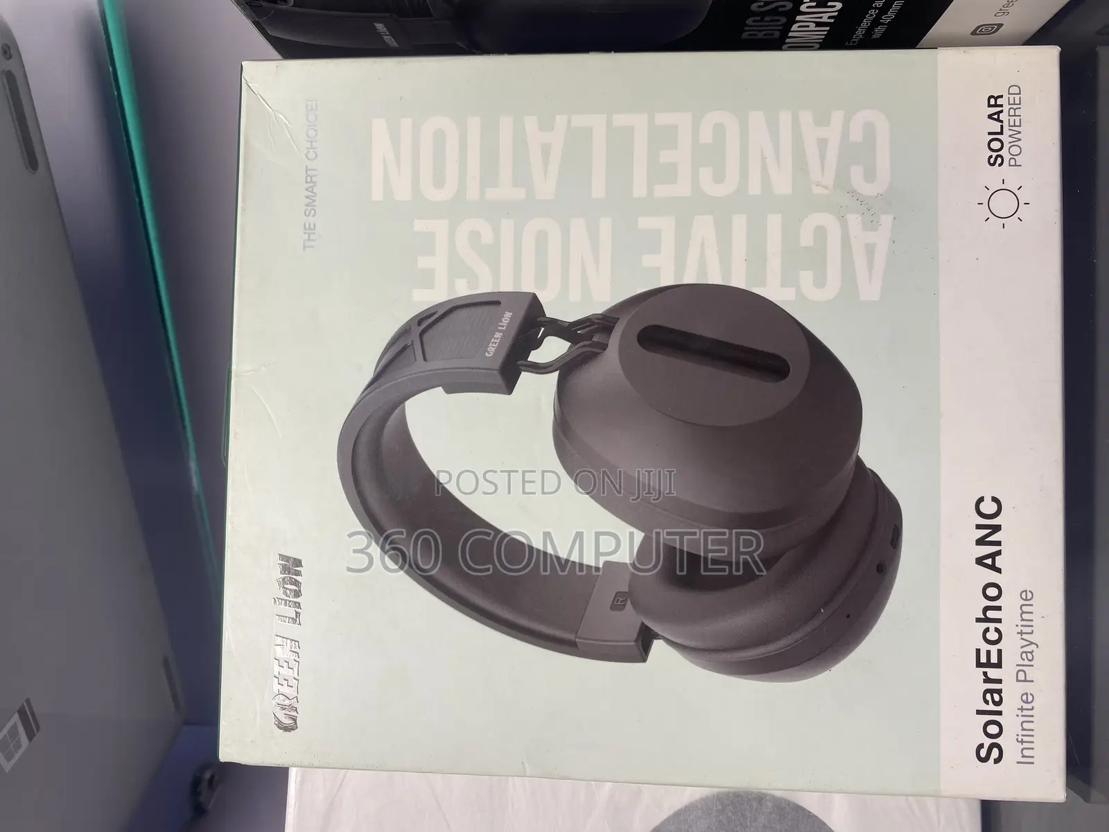 Green Lion Solarecho Anc | Solar Charging | Active Noise Cancellation