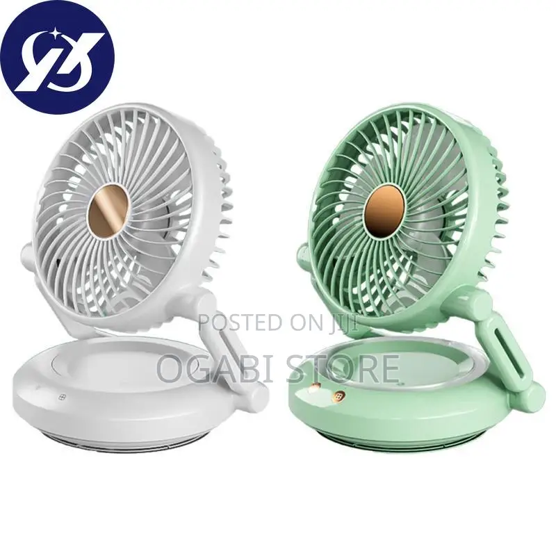 Portable Rechargeable Rotating Fan