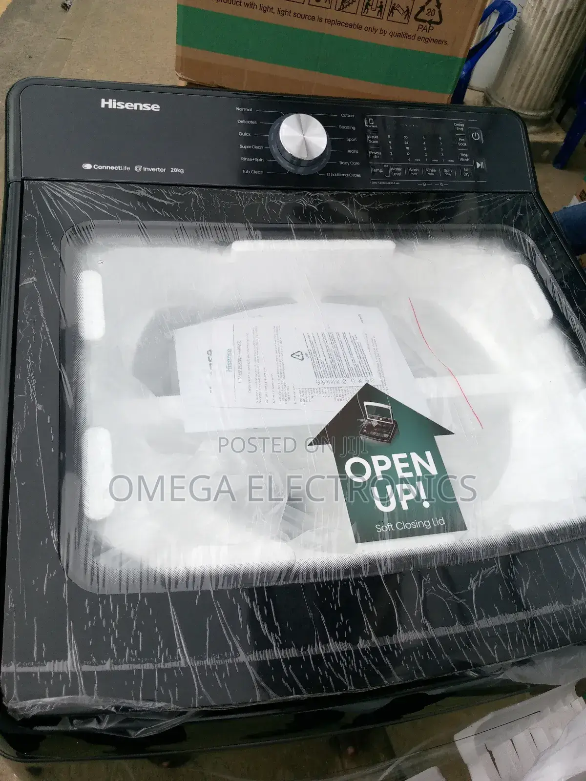 Hisense Washing Machine 20kg Top Loading