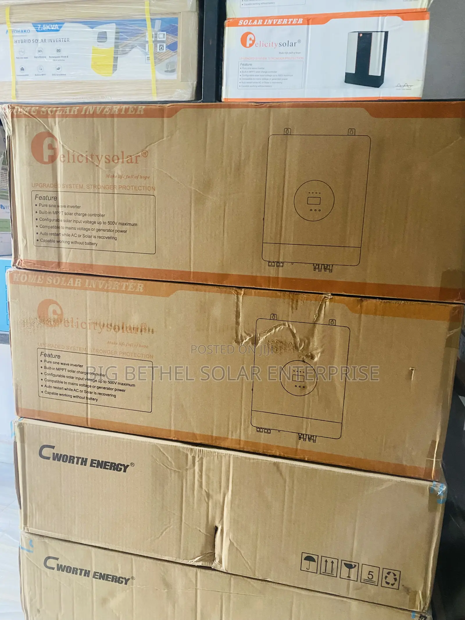 8kva 48v Double Hybrid Port Felicity Solar Power Inverter