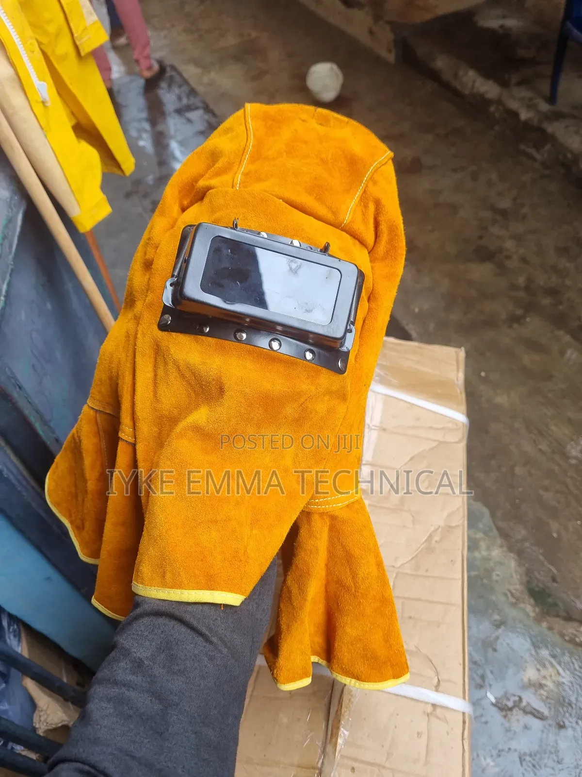 Leather Welding Hood