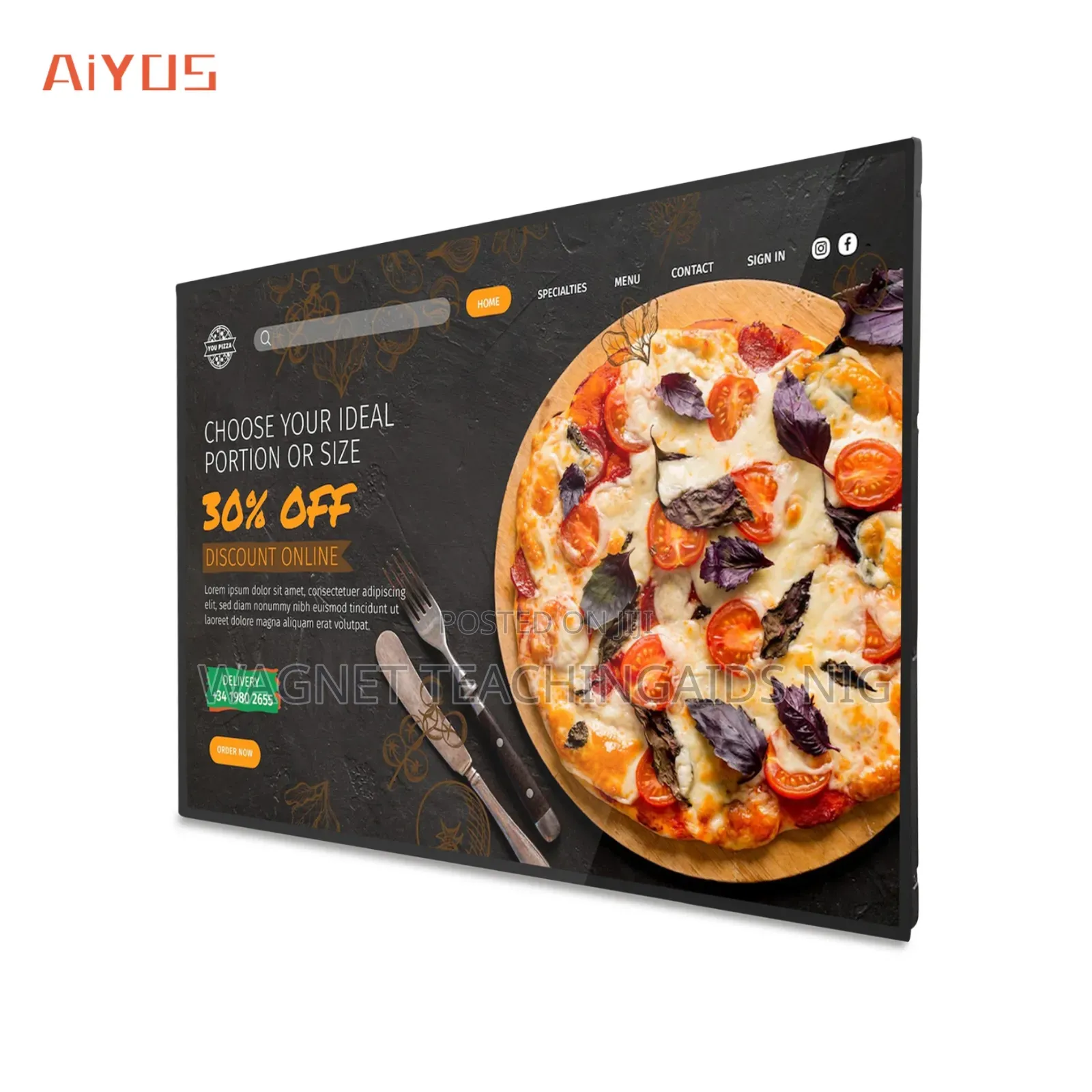 Wall Mount Digital Signage And Advertisement Board