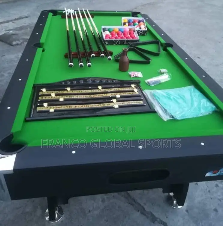 Snooker Board 8ft by 4 Complete Accessories