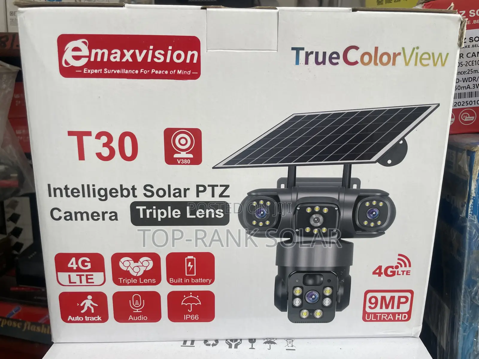 Solar Camera T30 Triple Lens