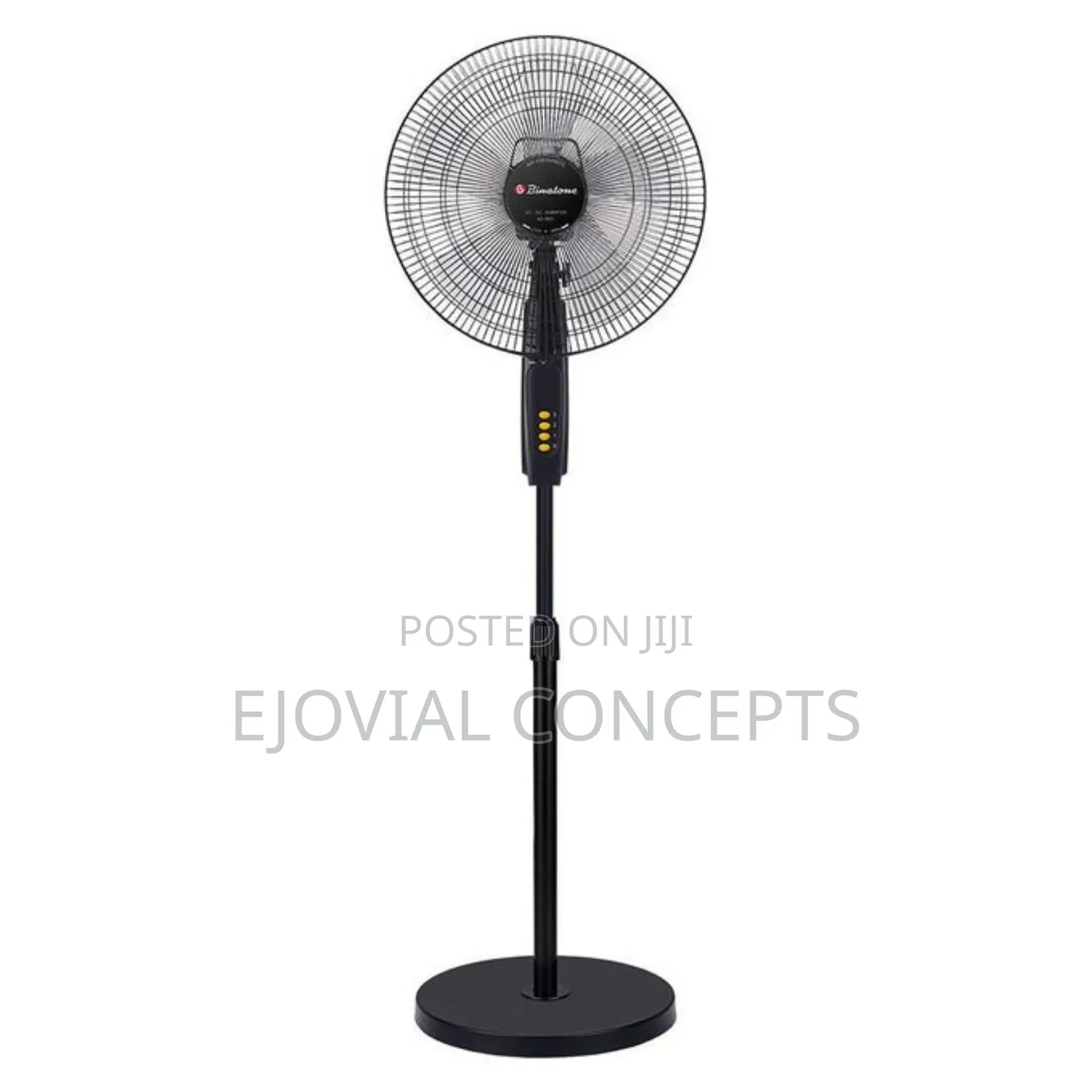 Binatone 4 Way Operation Ac-Dc-Solar-Inverter Stand Fan Ad-1601