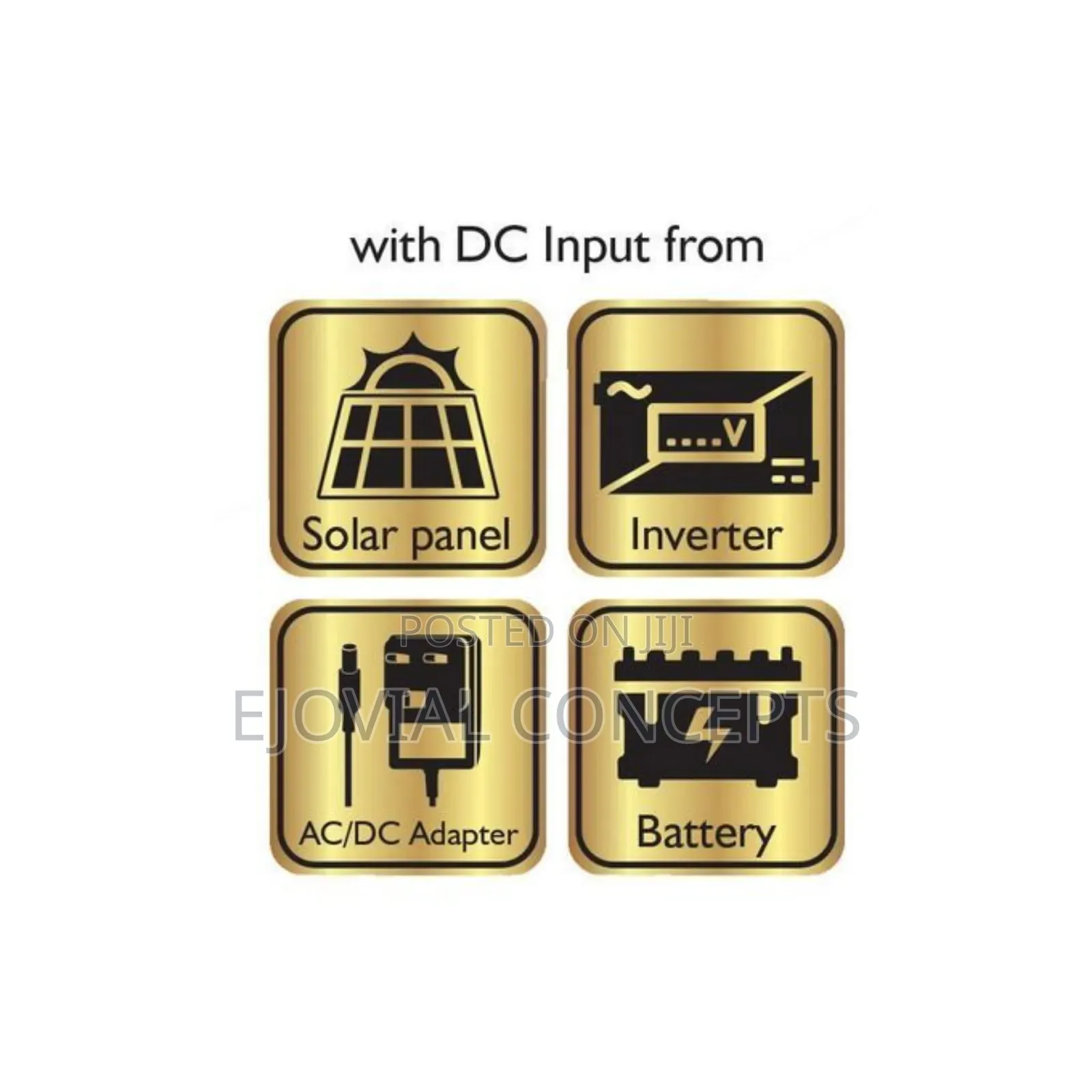Binatone 4 Way Operation Ac-Dc-Solar-Inverter Stand Fan Ad-1601