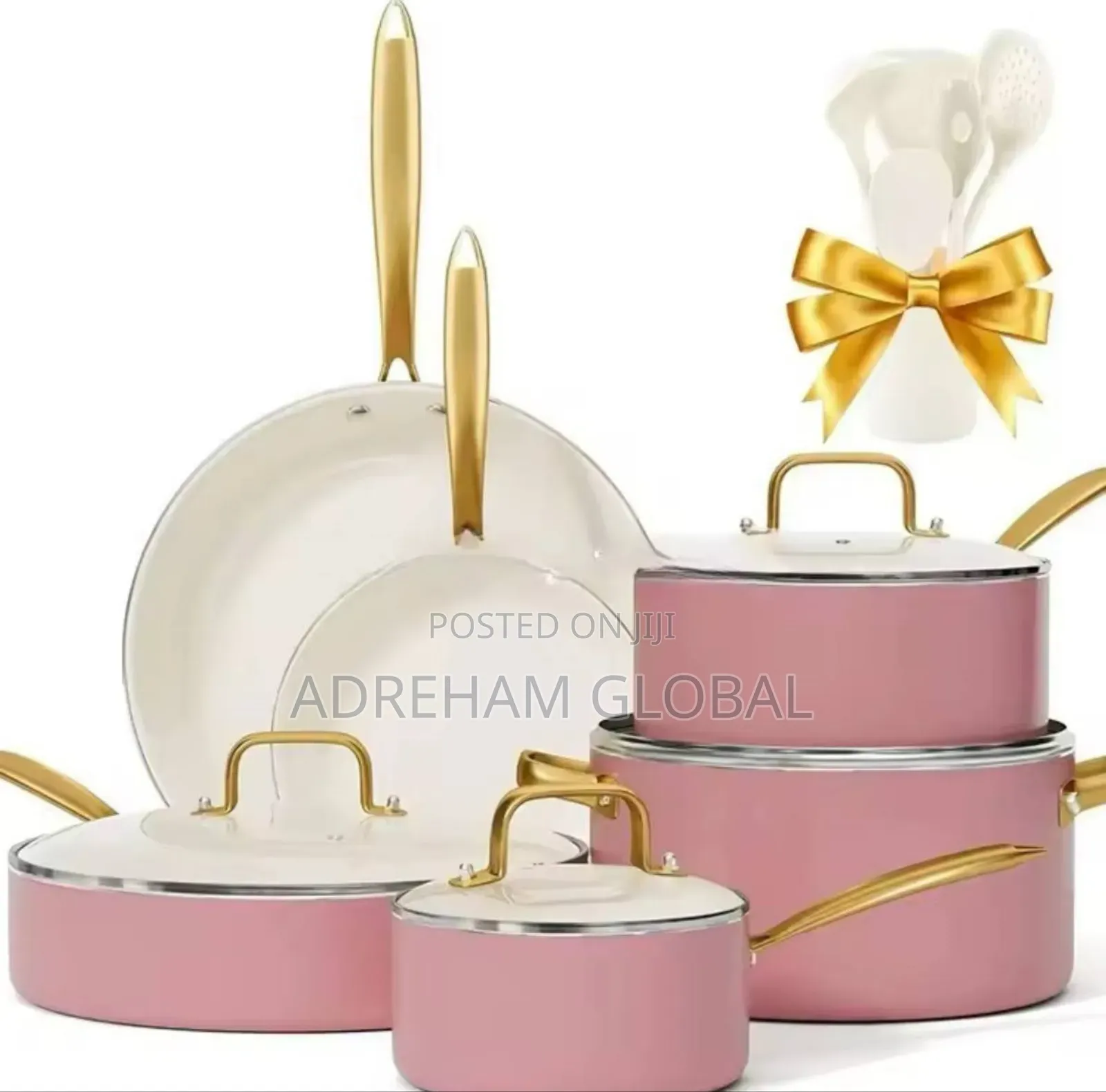 Osfe Pots Pans Set Nonstick-Voniki Toxic Ceramic Cookware Set
