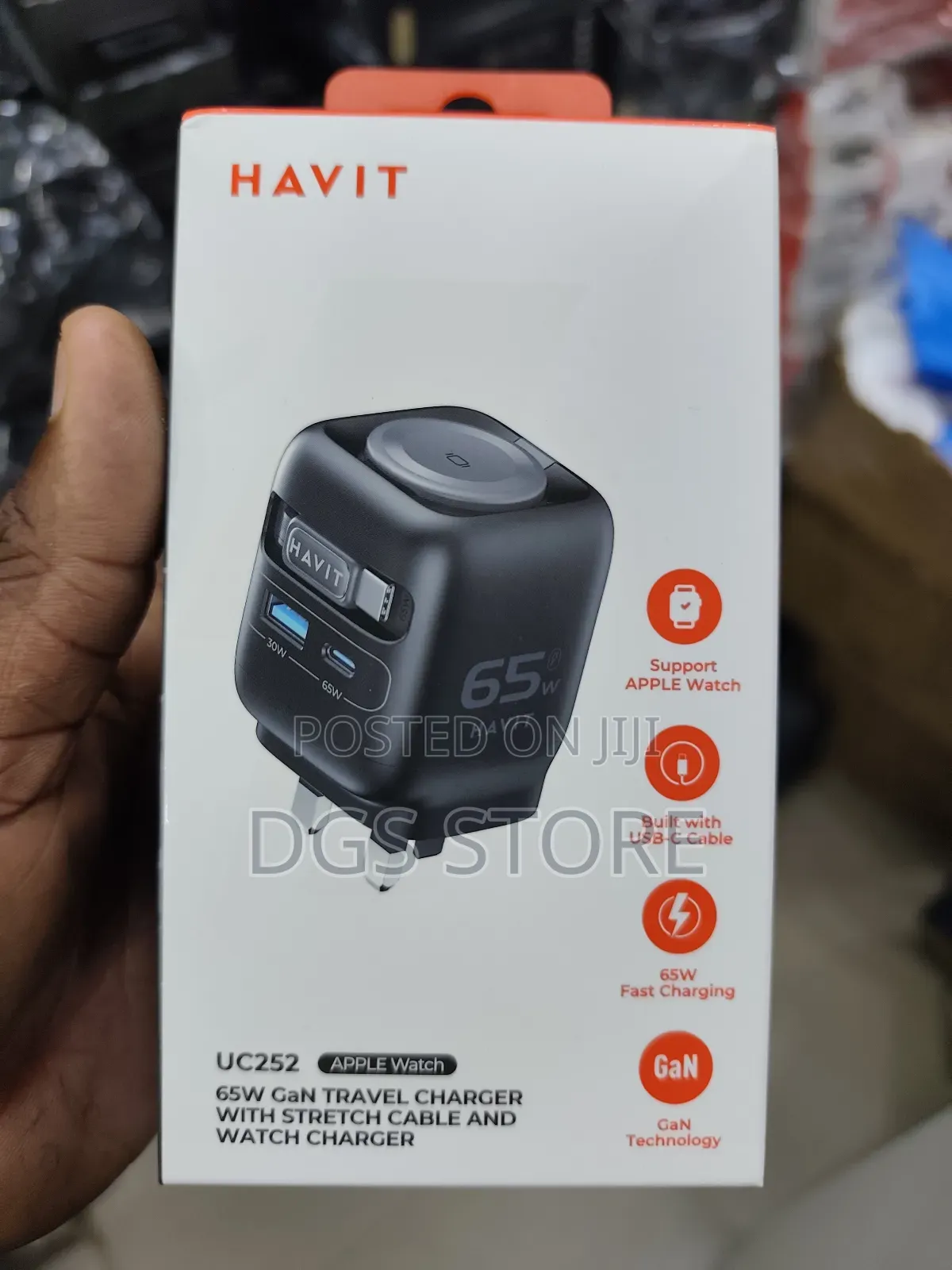 Havit Uc252 Apple Watch 65w Gan Travel Charger