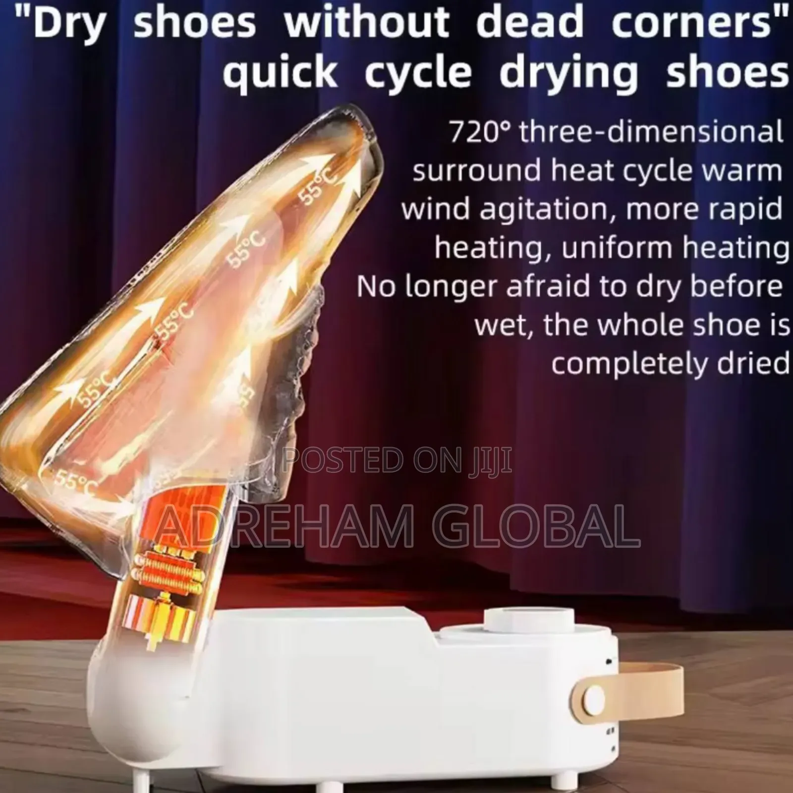 Intelligent Timer Shoe Dryer Adjustable Quicksterilizing Shoe Dryer