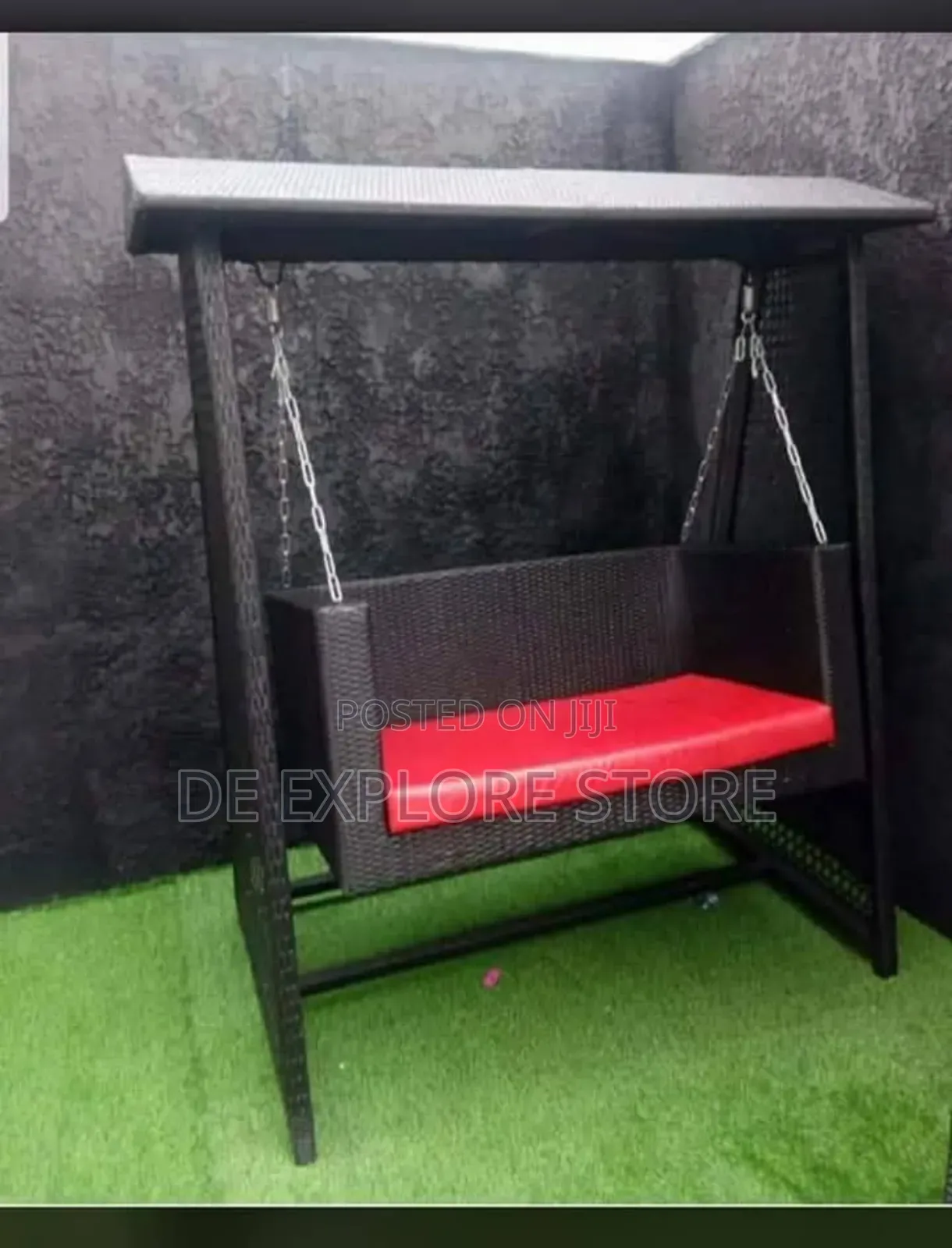 Black Hanging Swing Chair