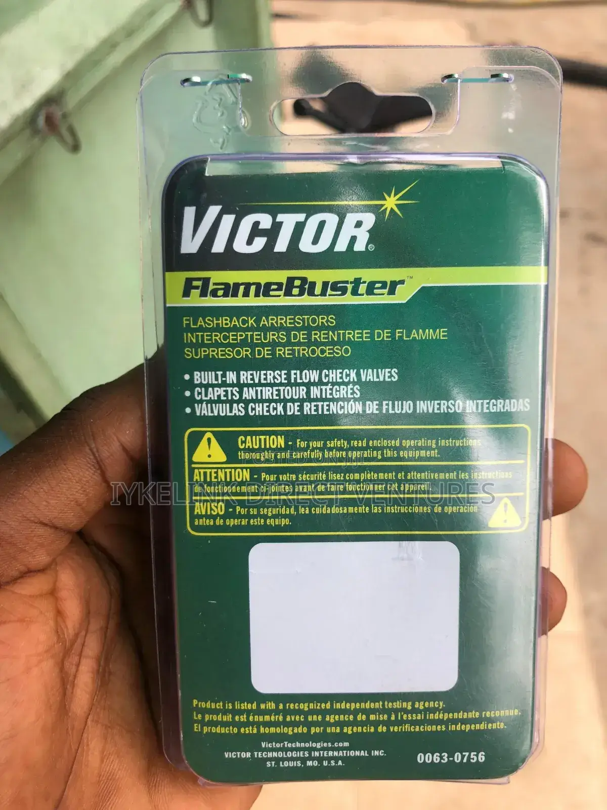 Flashback Arrestor