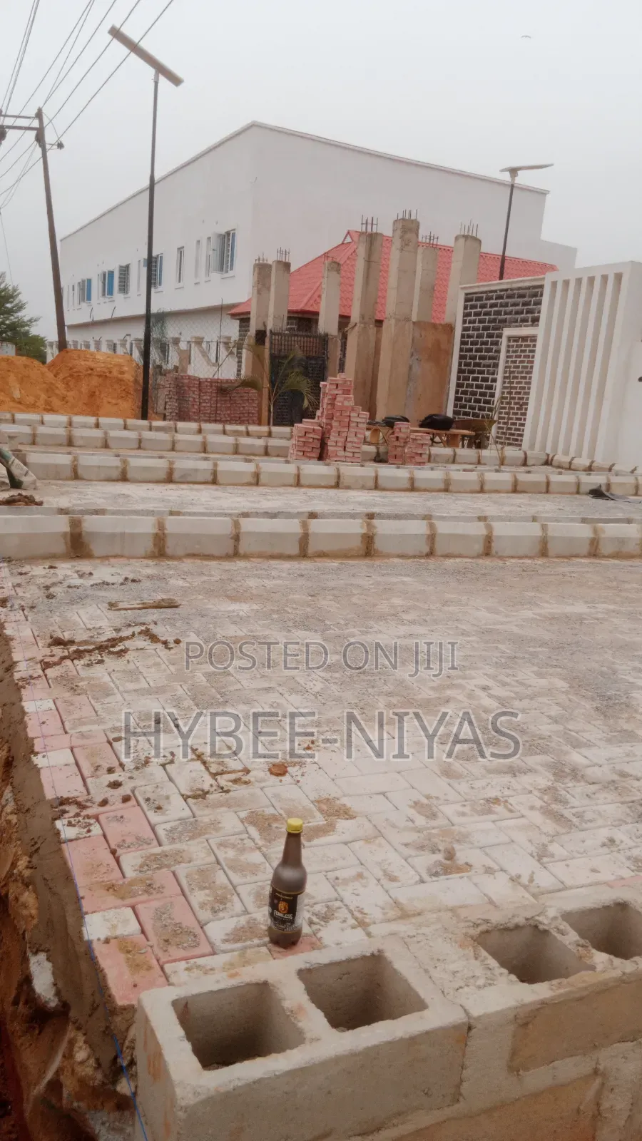 Laying of Interlog Stones, and Polished