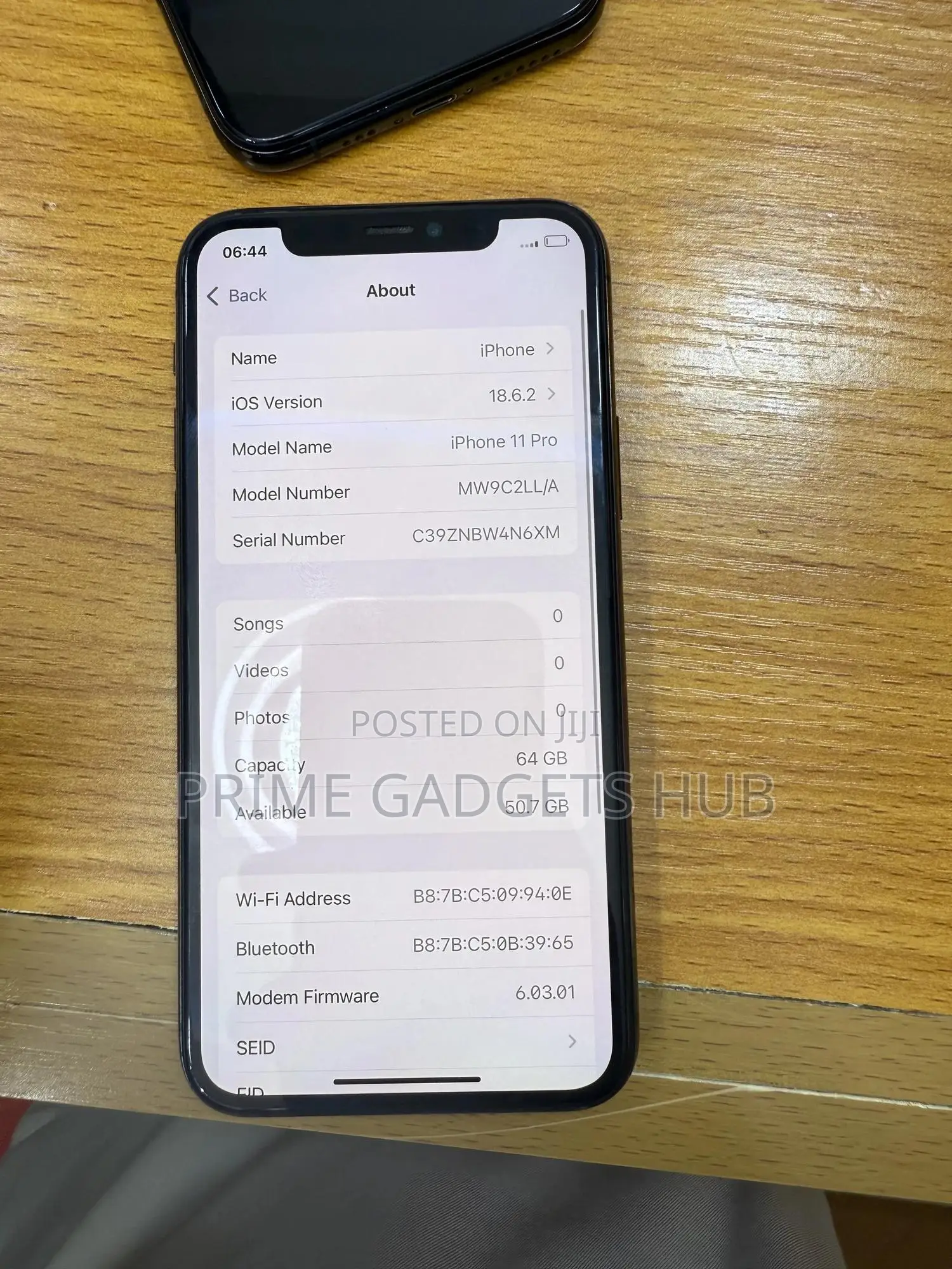 Apple iPhone 11 Pro 64 GB Black