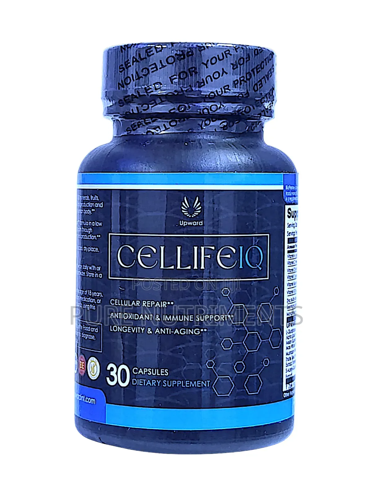 Upward Cellifeiq Glutathione 30 Caps_ Cell Repair Longevity Anti-Aging