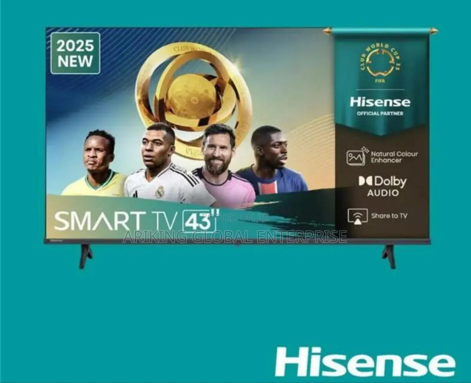 Hisense 43′′ Full High Definition Led Smart Tv With Wifi