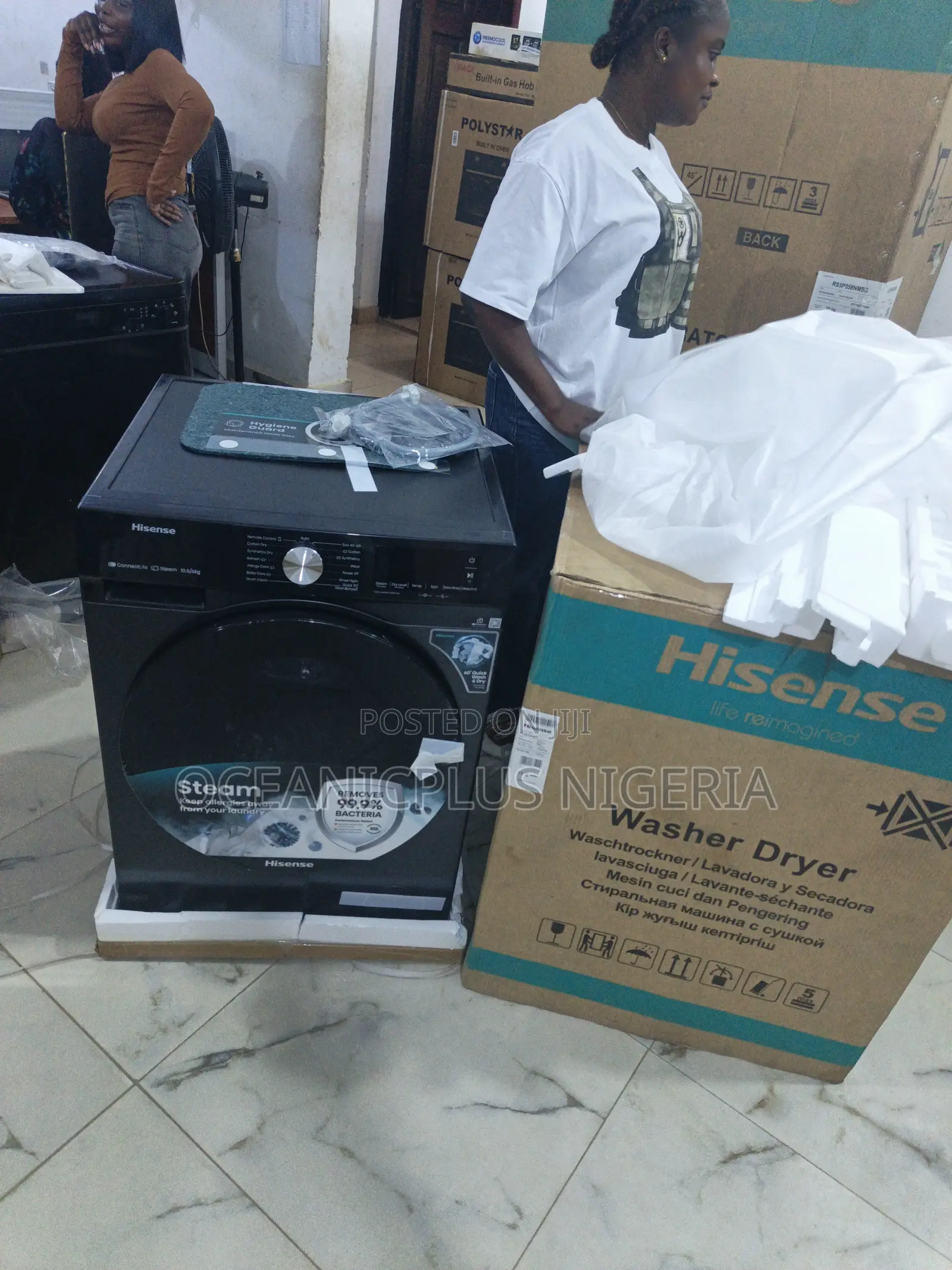 Hisense Inverter Care 10.5kgwash 6kgdry Washing Machine(Wm1043bt-Wd3s)