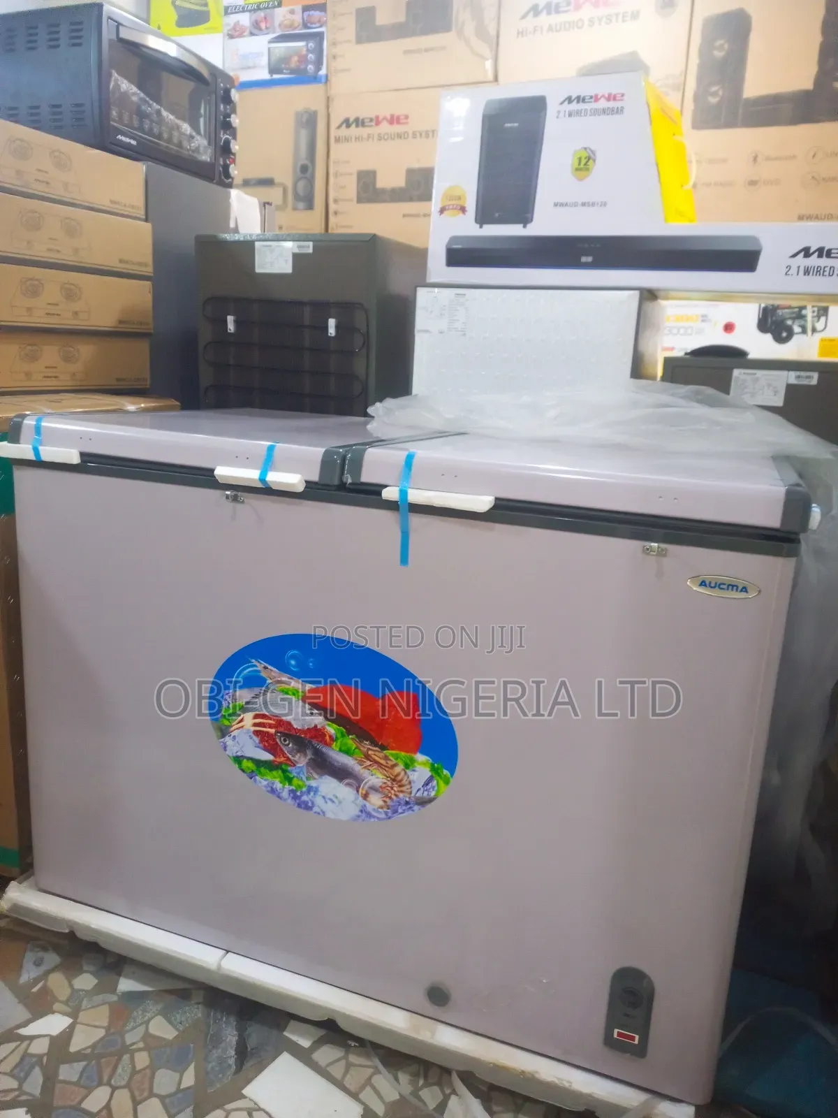 Aucma Double Door Chest Freezer 450liter Bd-468