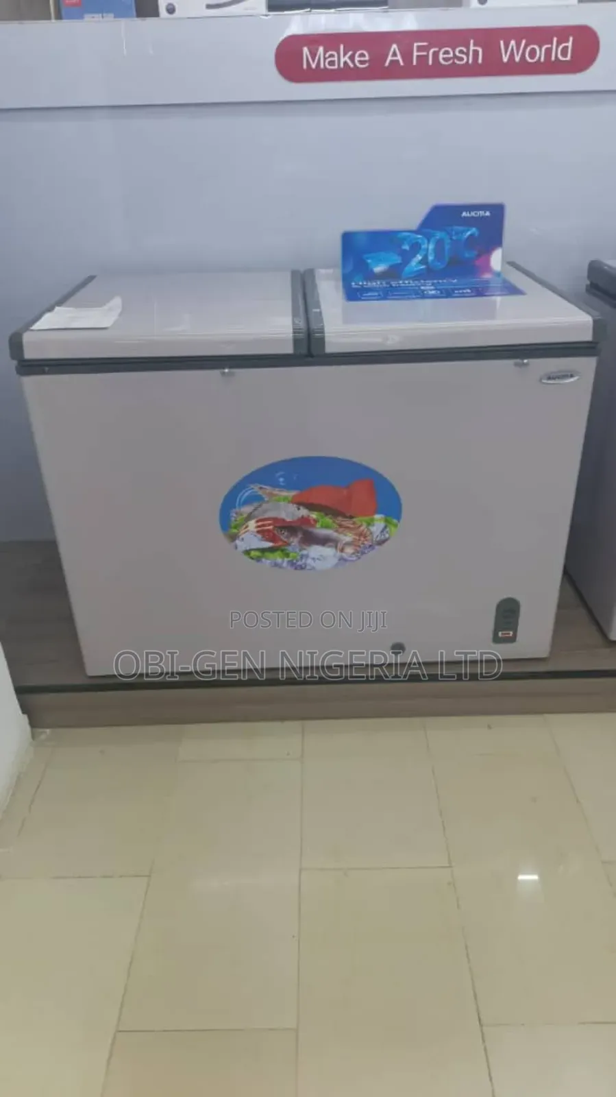 Aucma Double Door Chest Freezer 450liter Bd-468