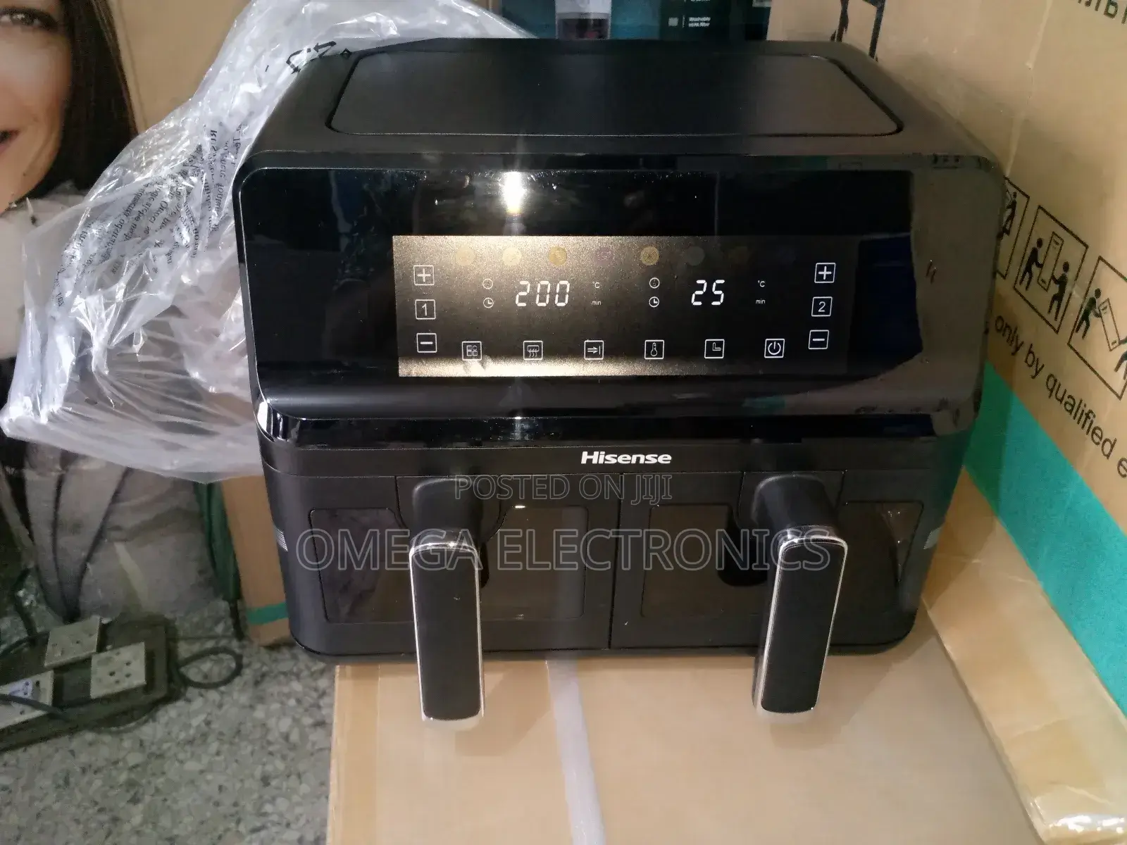 Hisense Air Fryer Double Pan 8lrs