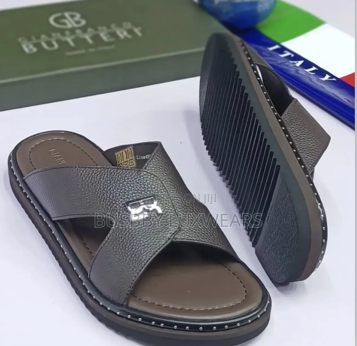Gianfranco Butteri Italian Slippers for Men