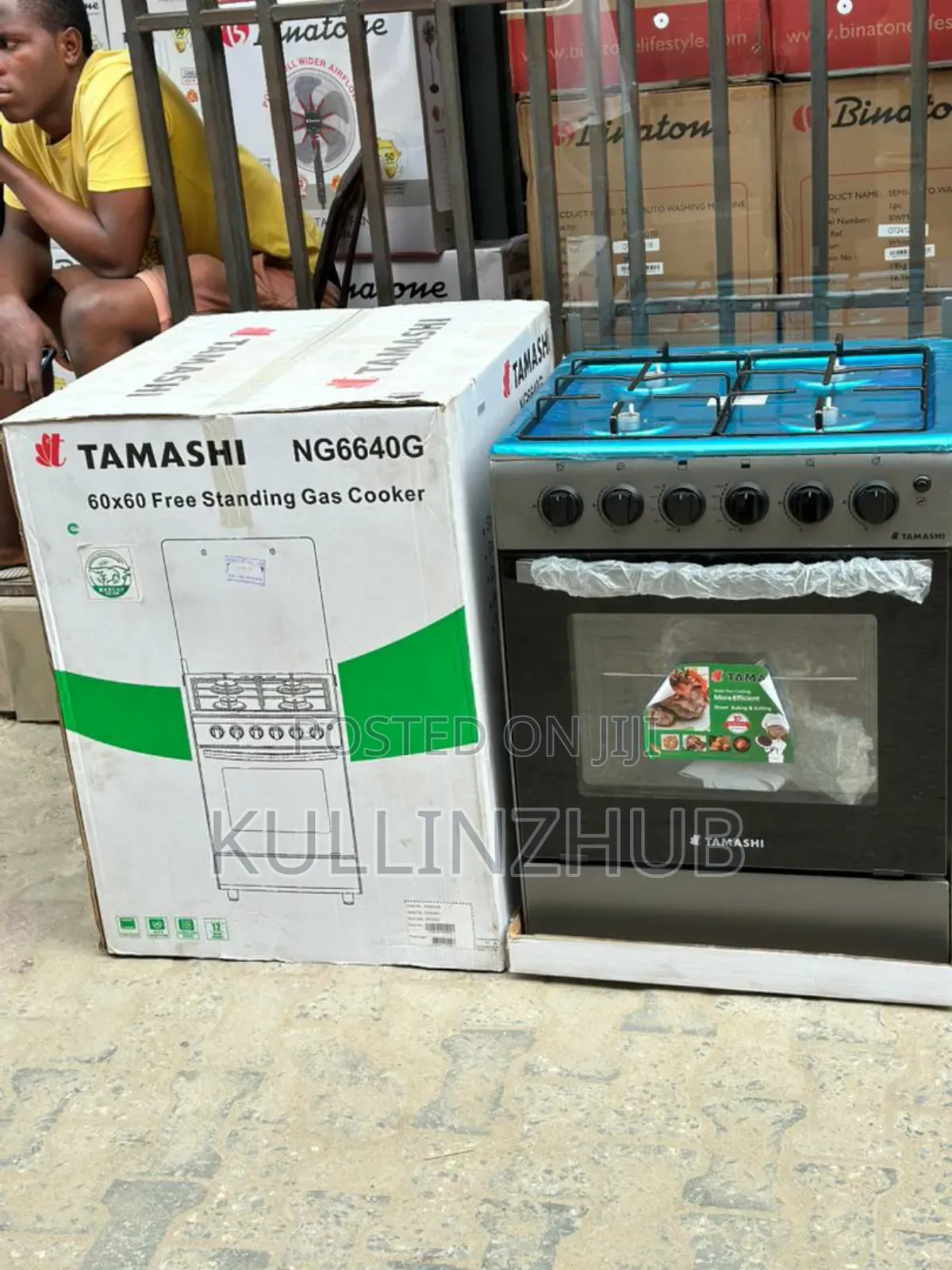 Tamashi 60×60 Gas Cooker Ng6640g
